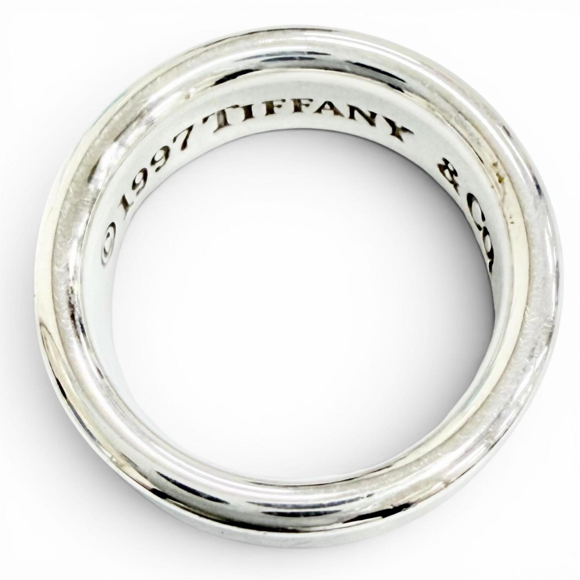 Tiffany Silver Silver 925 Band Ring (Pre-Owned)