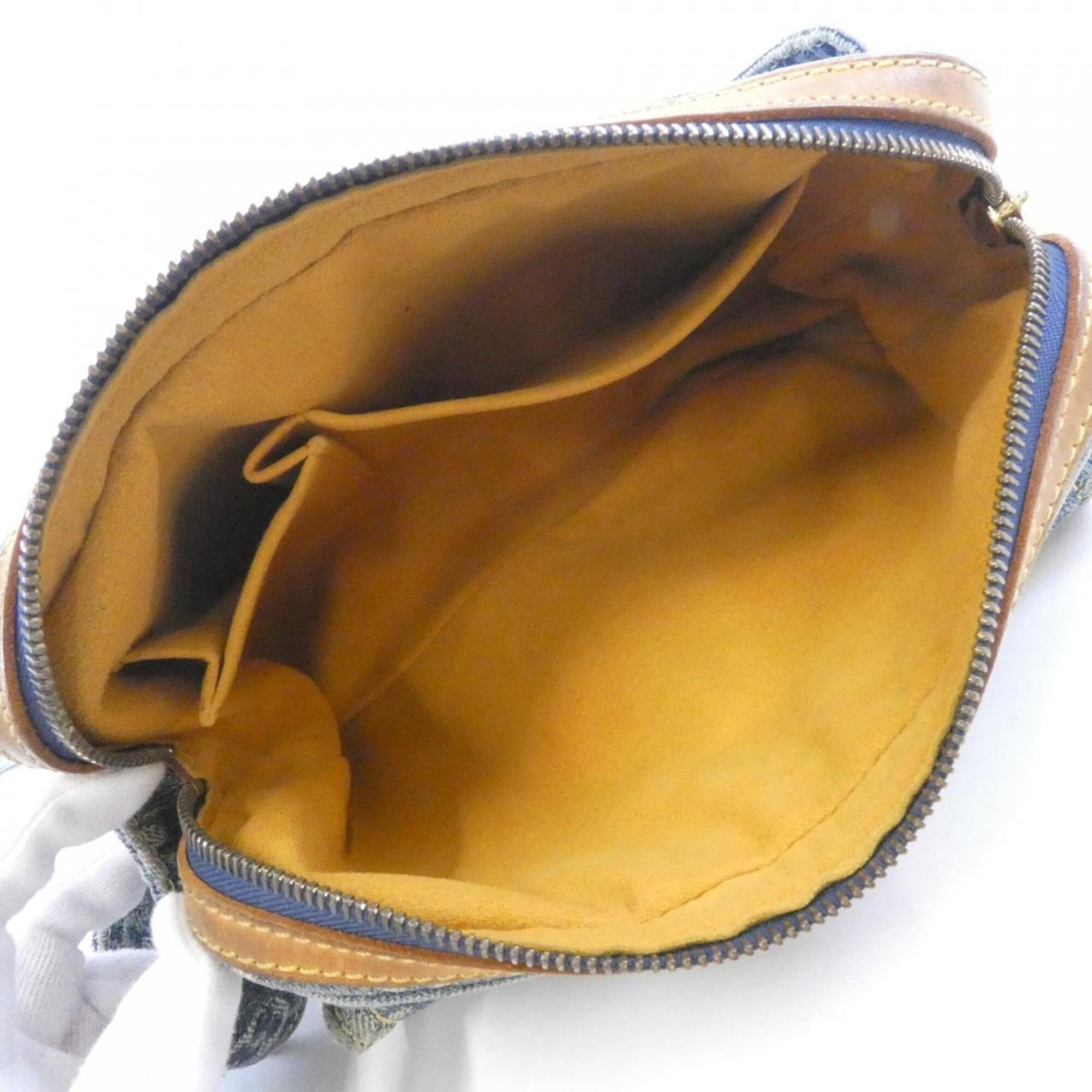 Louis Vuitton Monogram Denim Blue Monogram Denim Shoulder Bag (Pre-Owned)