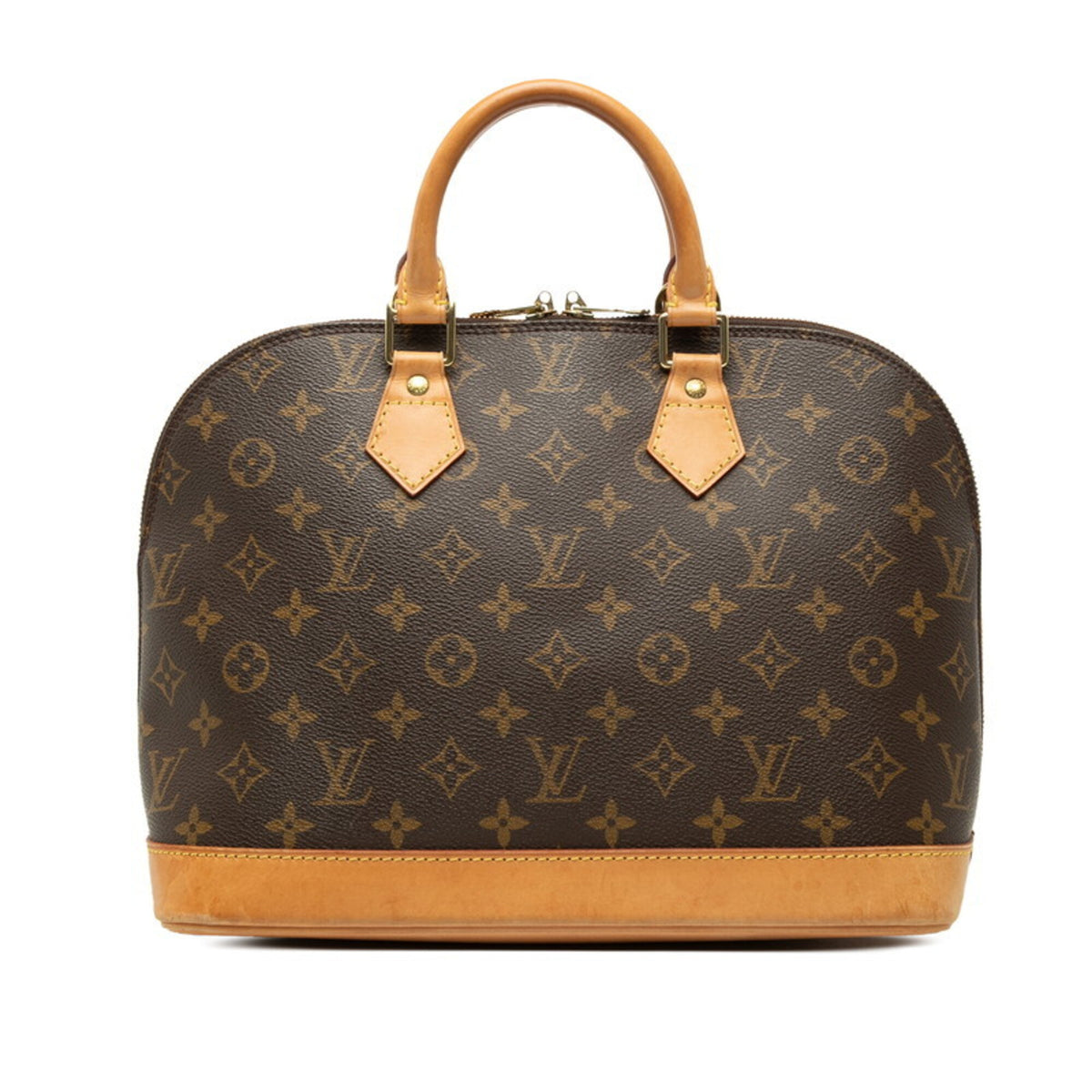 Louis Vuitton Brown Pvc Leather Handbag (Pre-Owned)