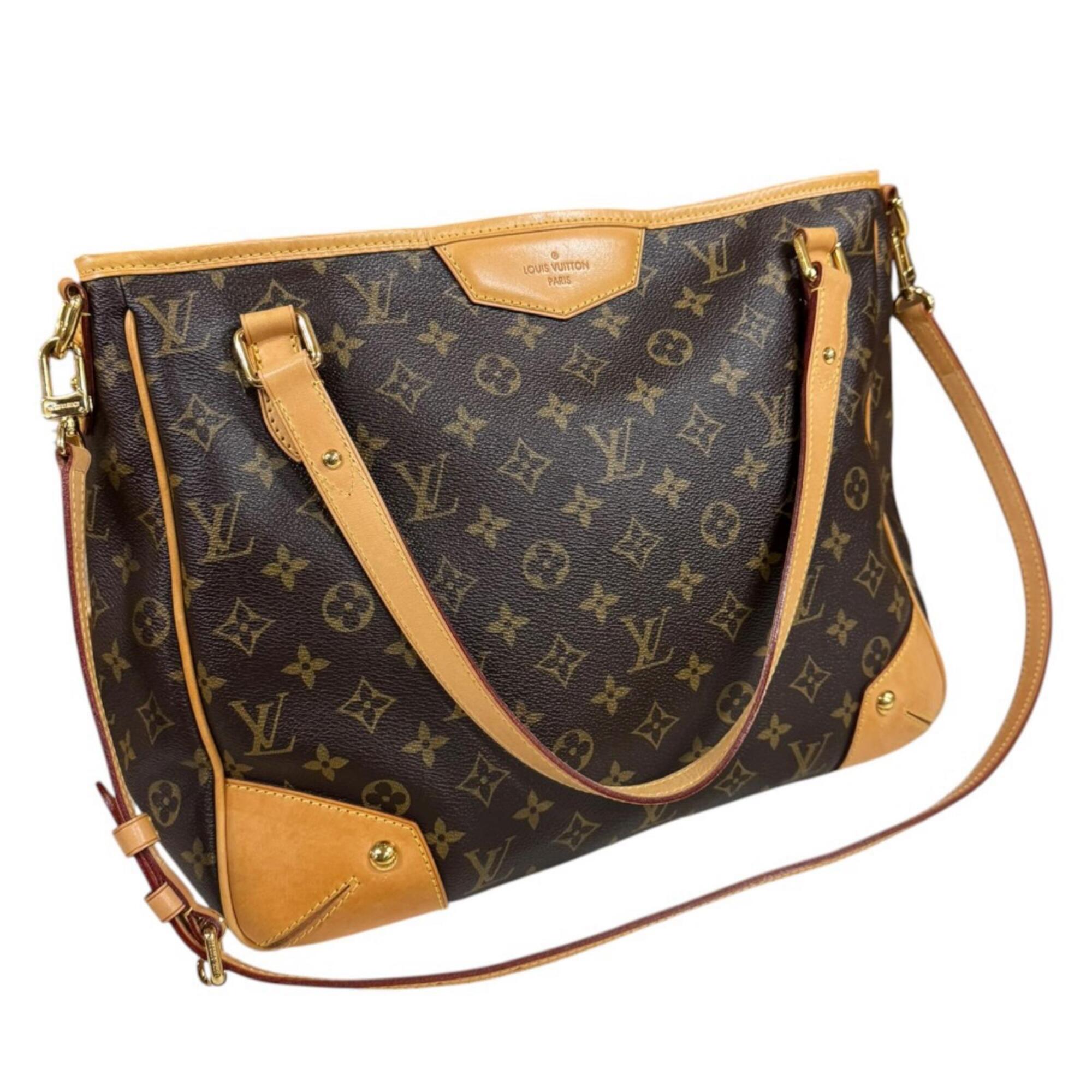 Louis Vuitton Brown Monogram Canvas Shoulder Bag (Pre-Owned)