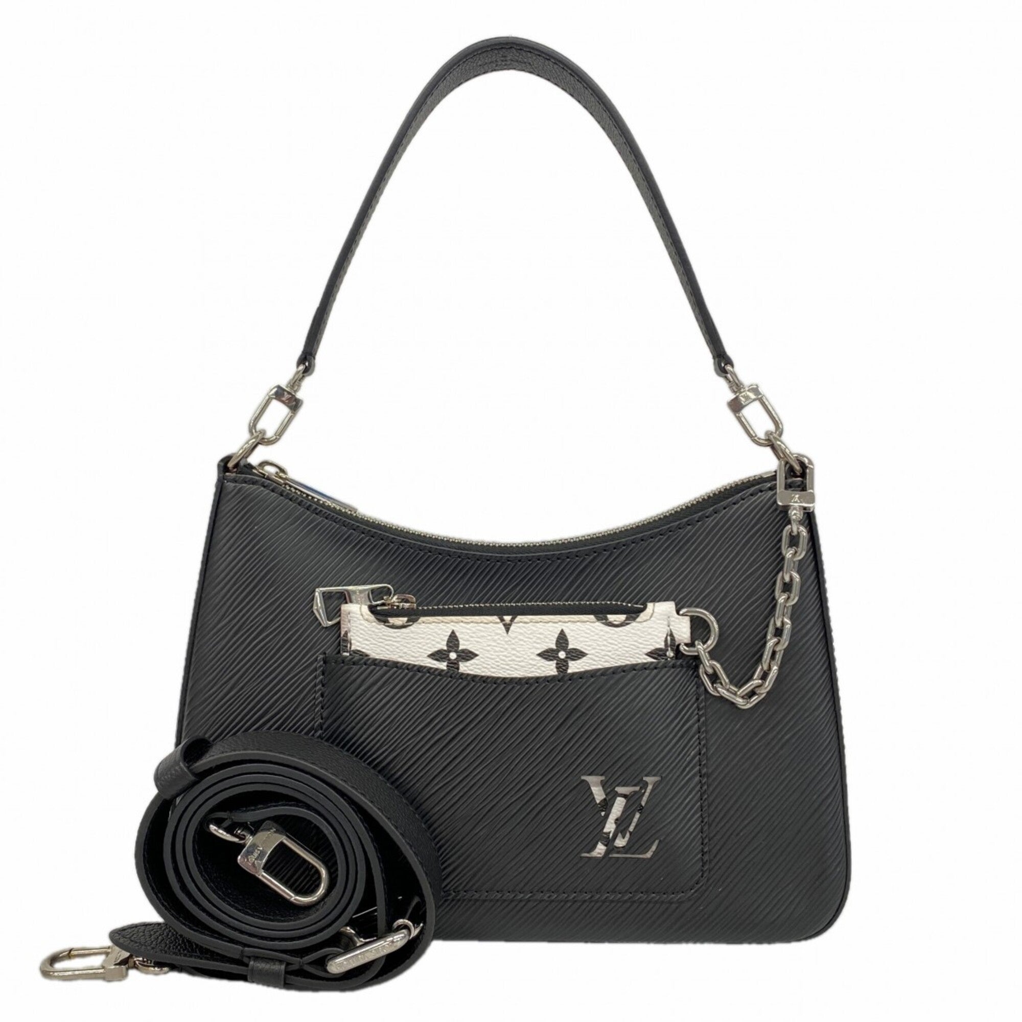 Louis Vuitton Noir Handbag (Pre-Owned)