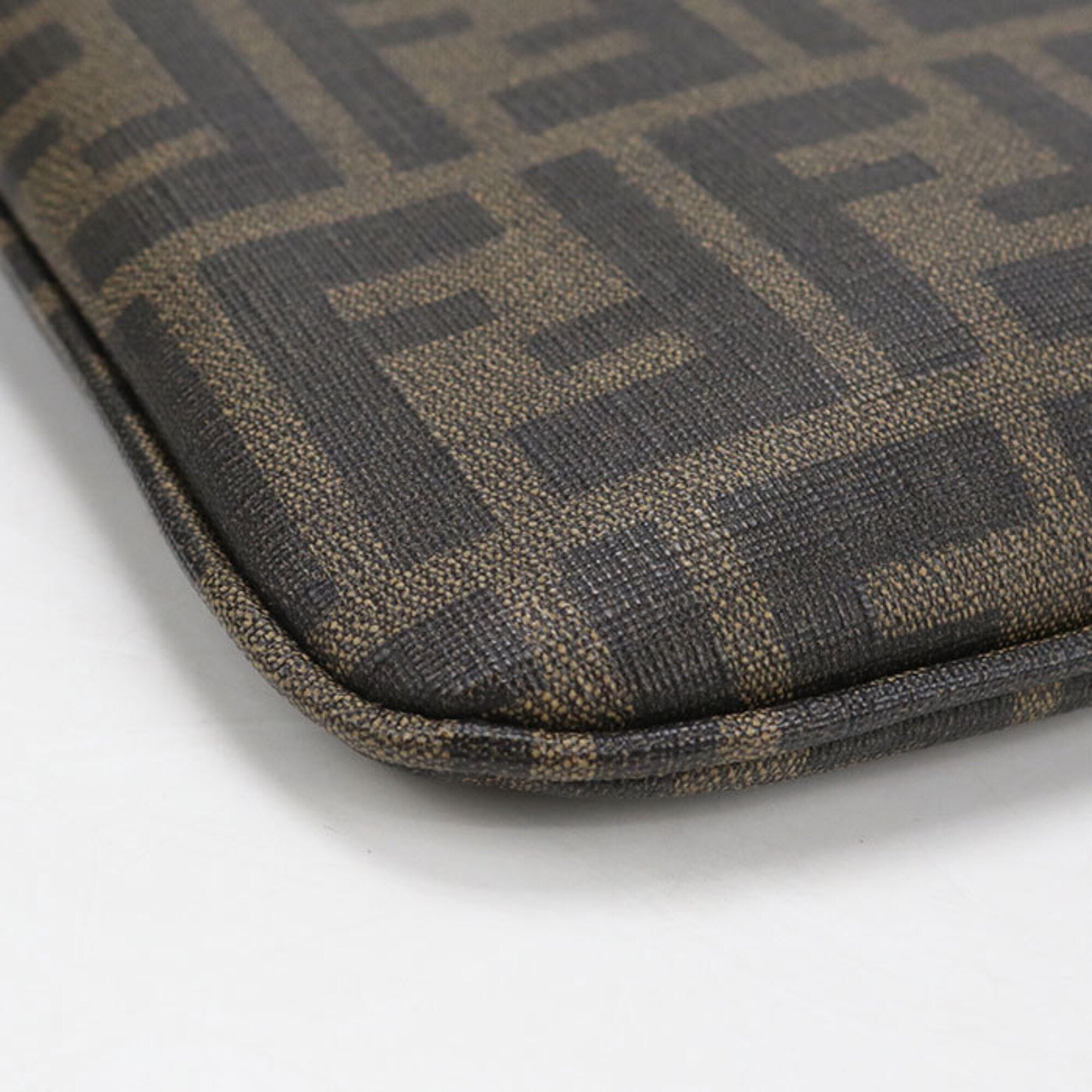 Fendi Brown Pvc Shoulder Bag (Pre-Owned)