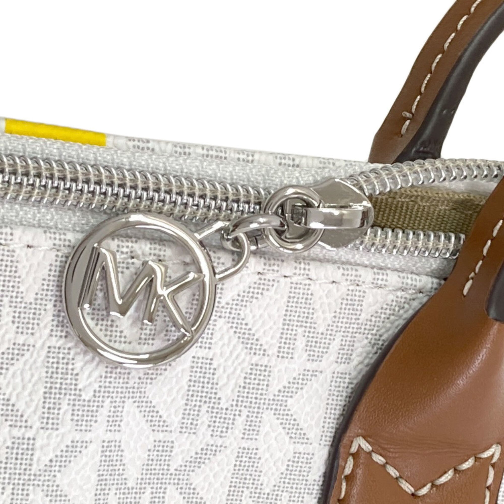 Michael Kors White Pvc Tote Bag (Pre-Owned)