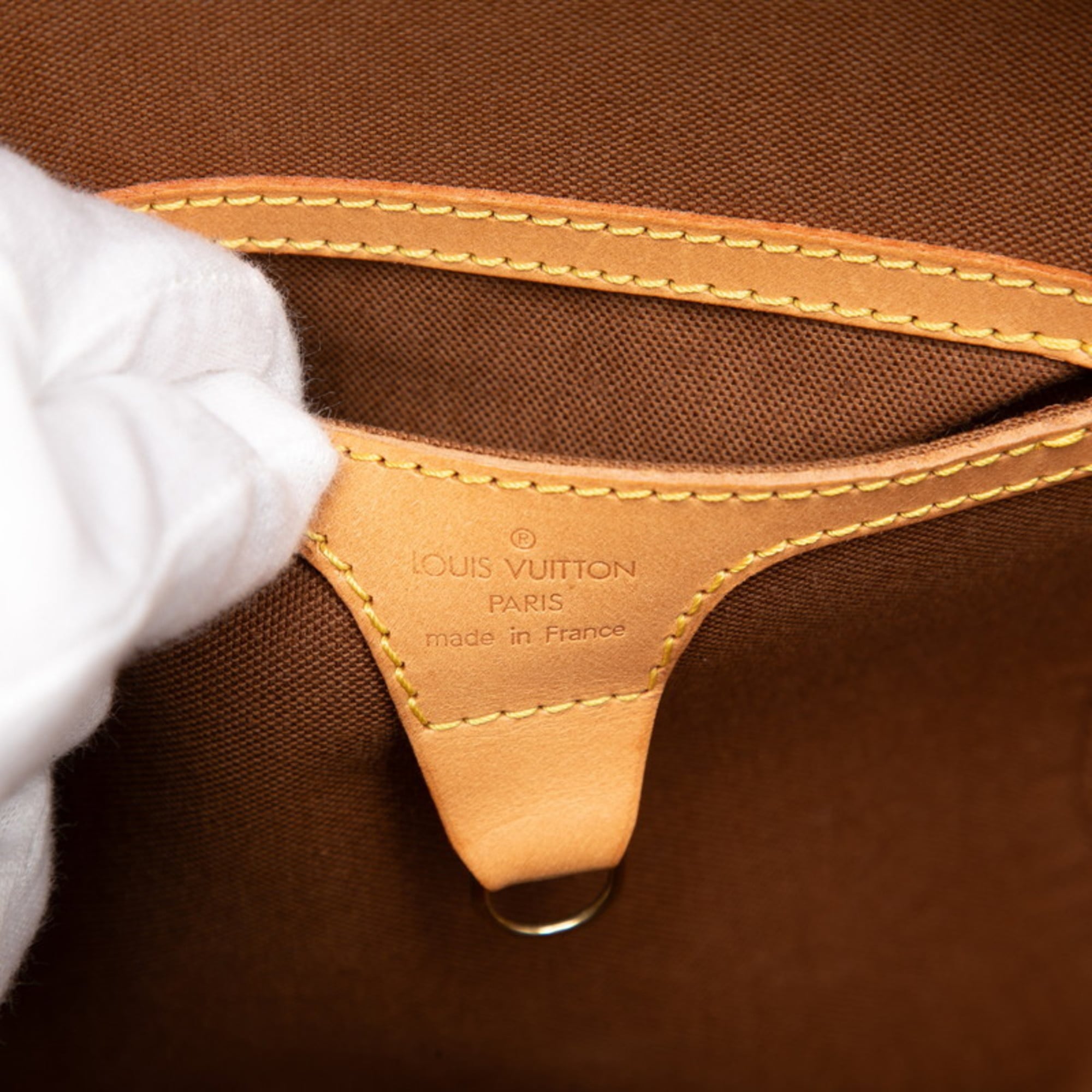Louis Vuitton Brown Pvc Leather Handbag (Pre-Owned)