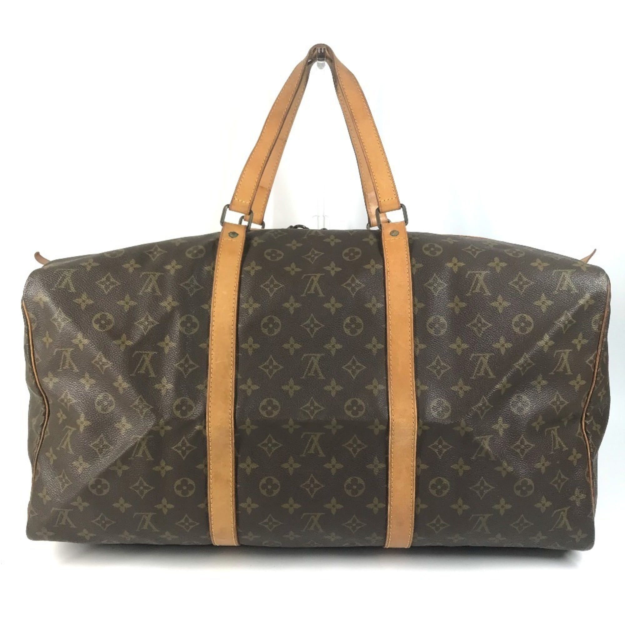 Louis Vuitton Brown Galle Monogram Boston Bag Handbag (Pre-Owned)