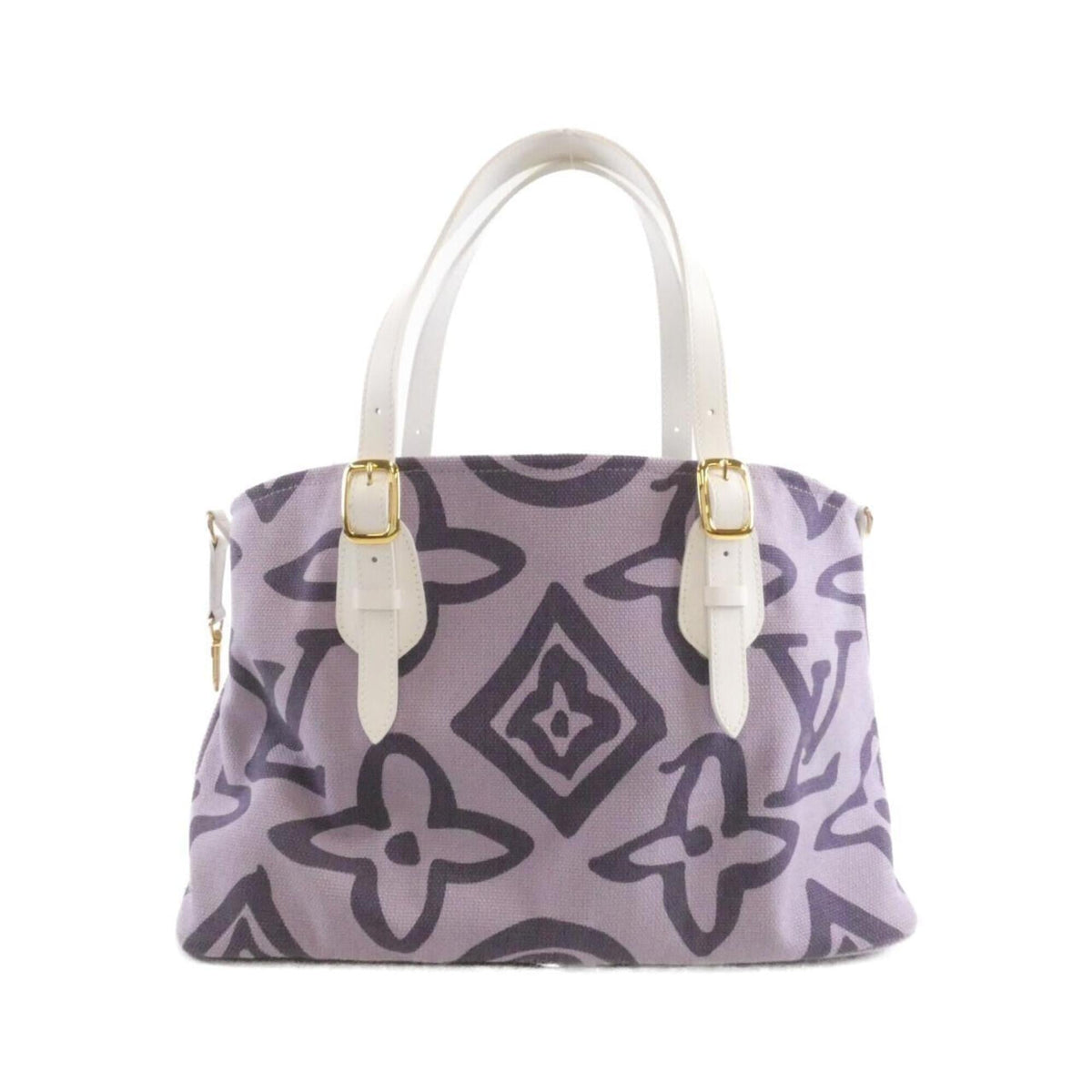 Louis Vuitton Lilac Canvas Handbag (Pre-Owned)