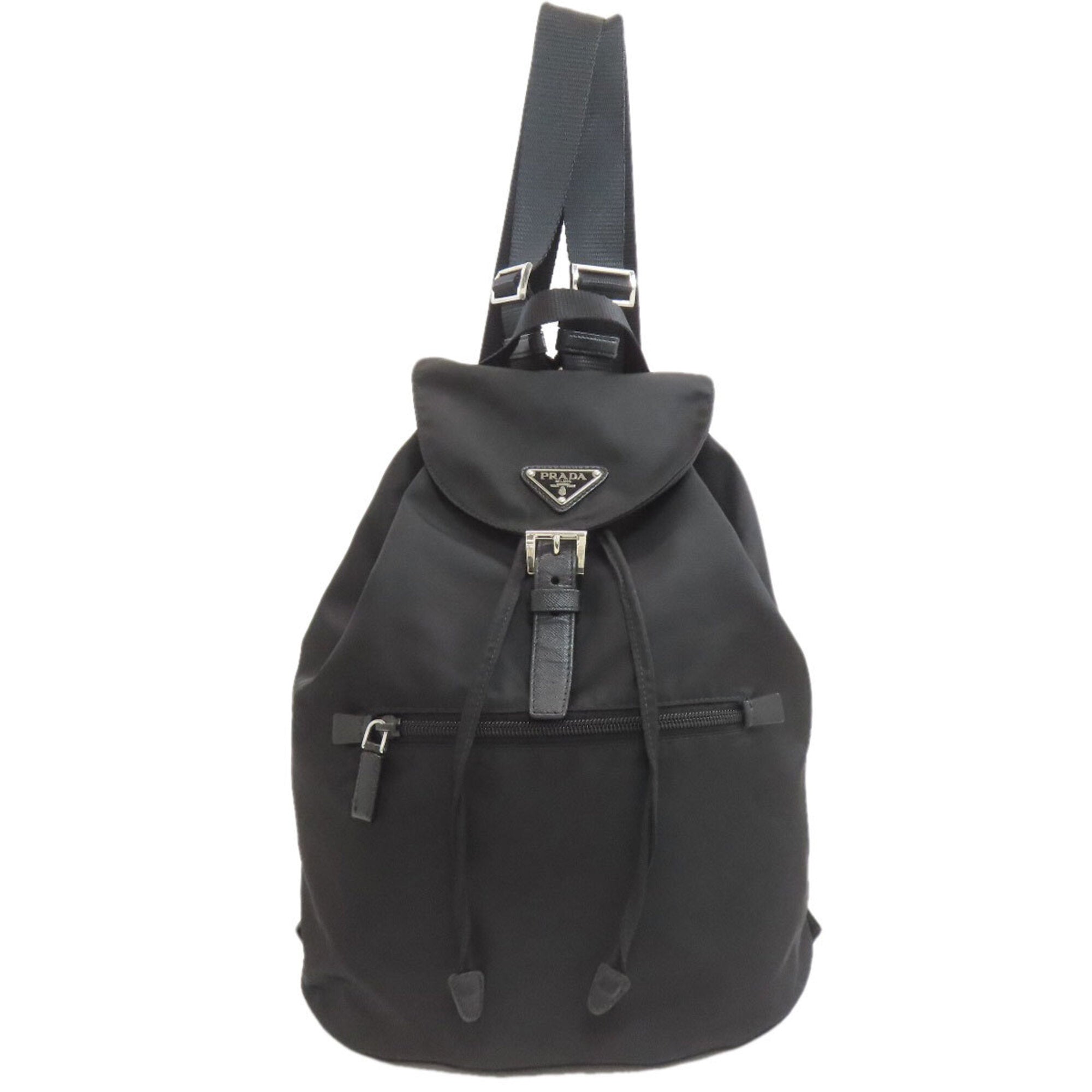 Prada Black Nylon Backpack (Pre-Owned)