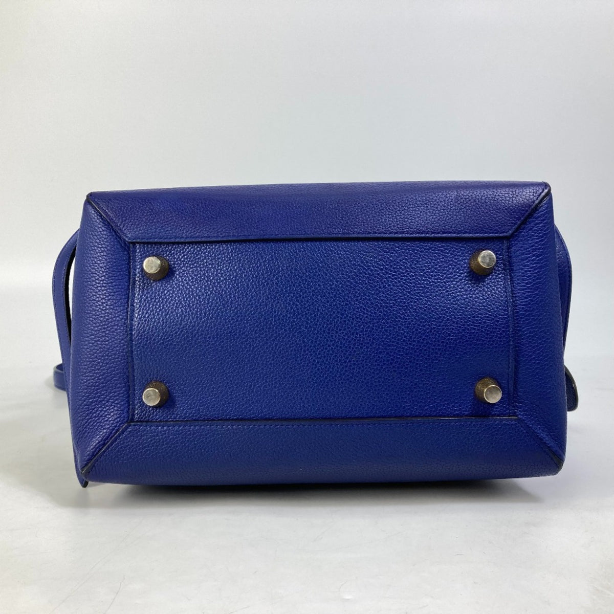 Celine Blue Leather Shoulder Bag (Pre-Owned)
