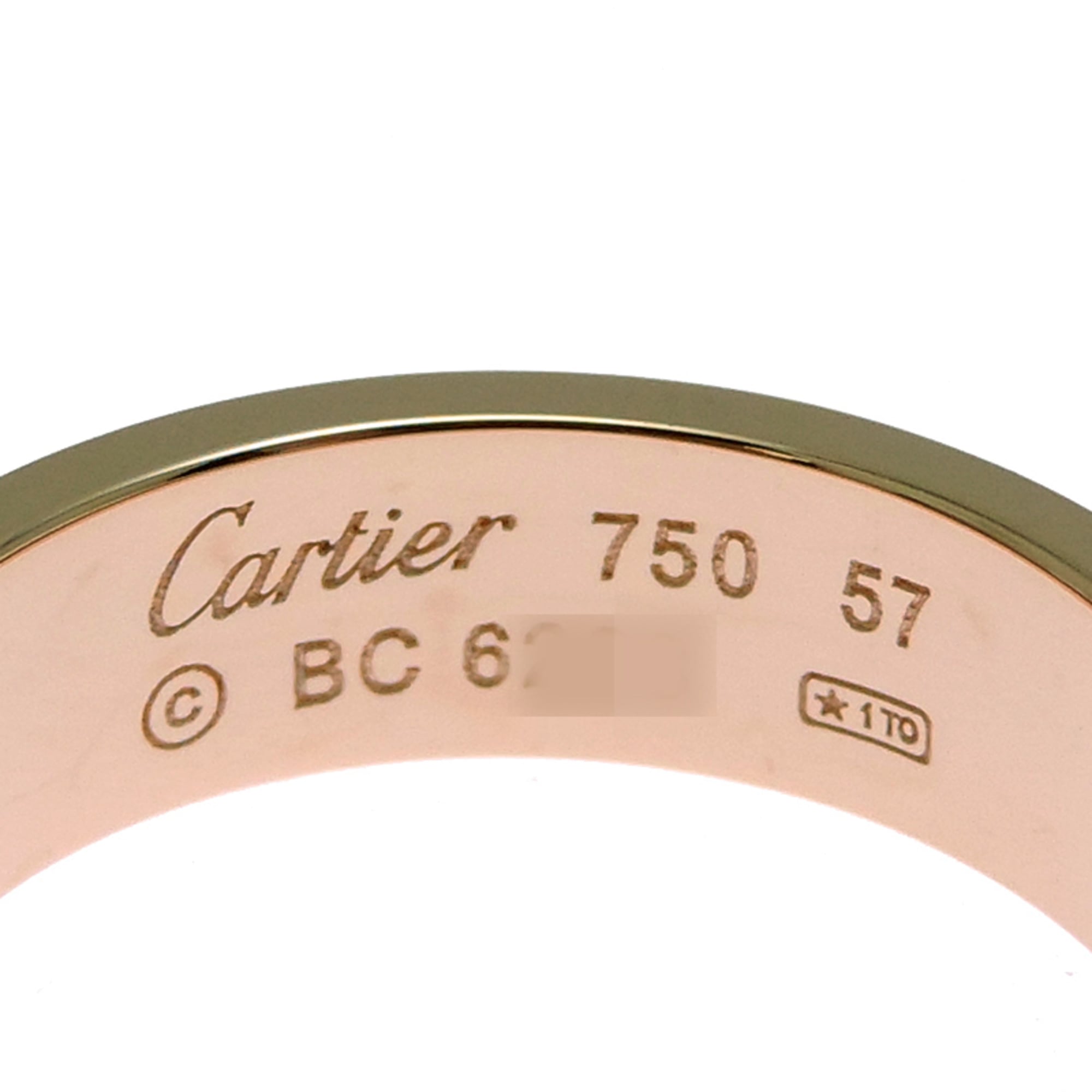 Cartier Pink Gold (18K) Band Ring (Pre-Owned)