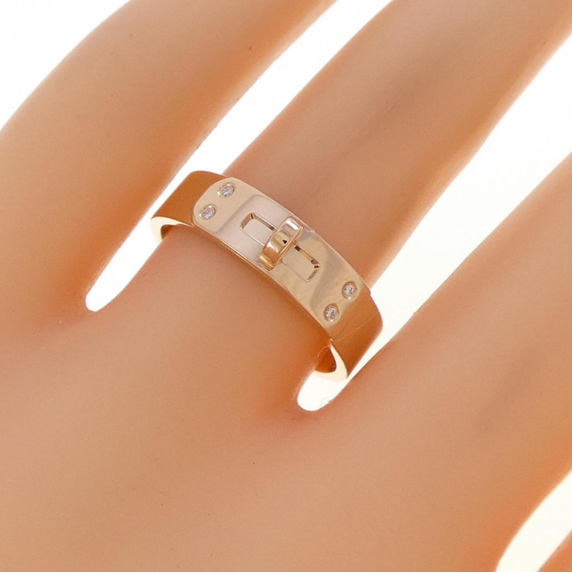 Hermes Pink Gold (18K) Band Ring (Pre-Owned)