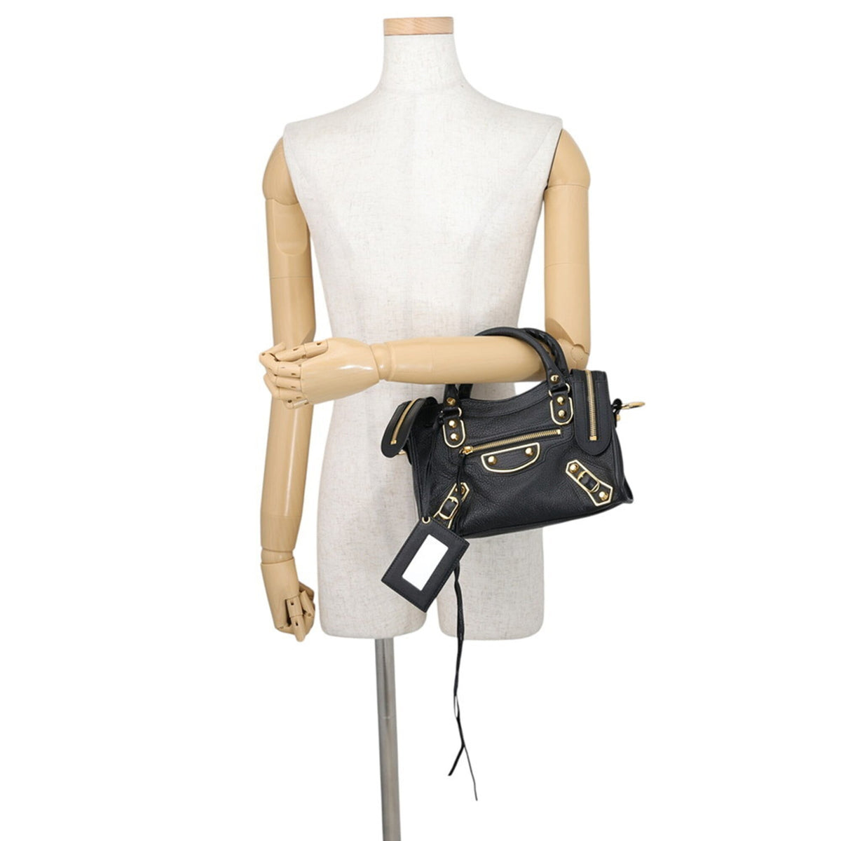 Balenciaga Black Leather Handbag (Pre-Owned)
