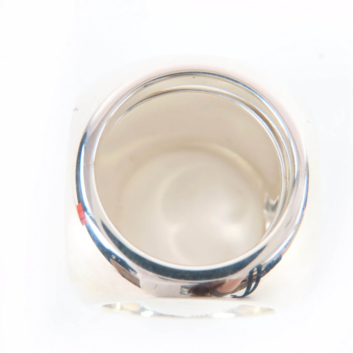 Hermes Sellier Silver Silver 925 Band Ring (Pre-Owned)