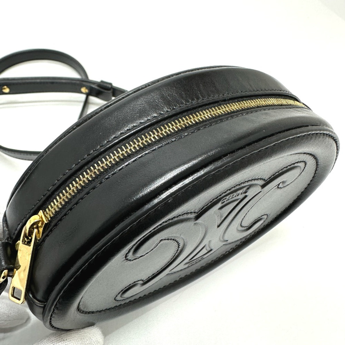 Celine Black Leather Shoulder Bag (Pre-Owned)