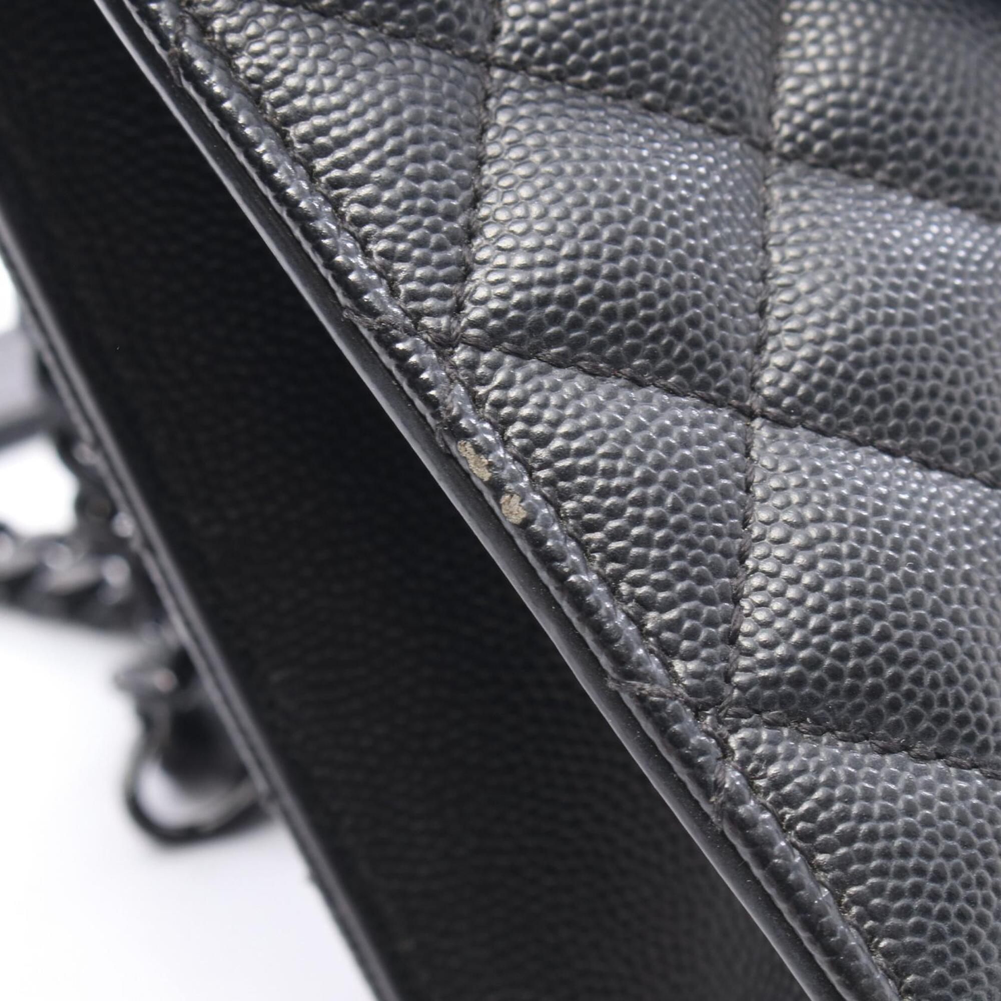 Yves Saint Laurent Black Leather Shoulder Bag (Pre-Owned)