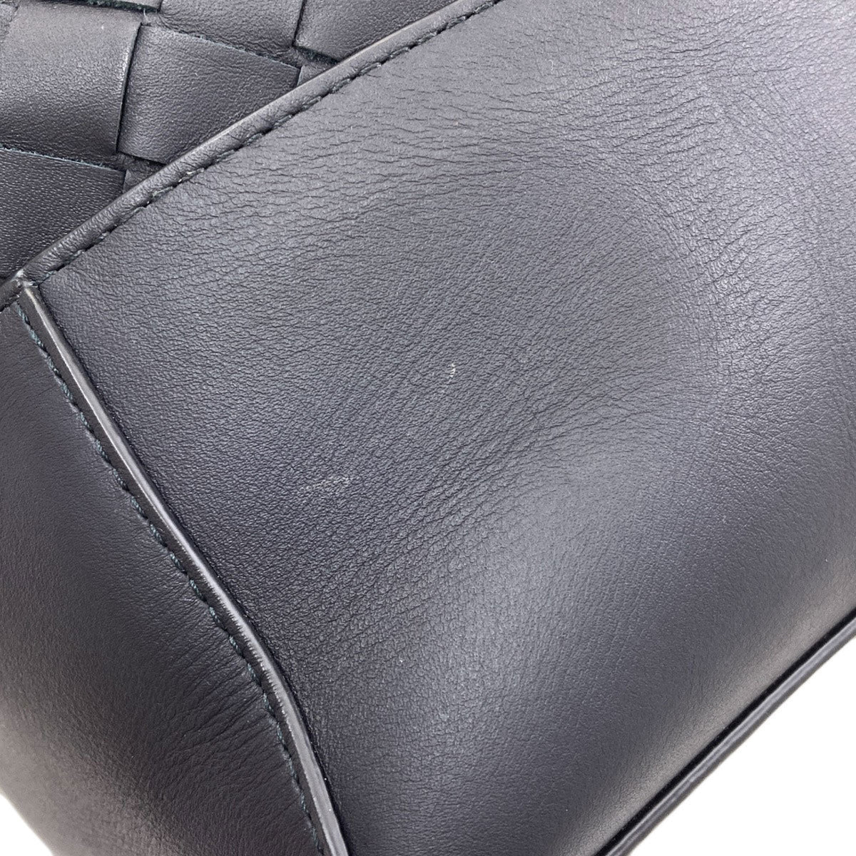 Bottega Veneta Black Leather Tote Bag (Pre-Owned)