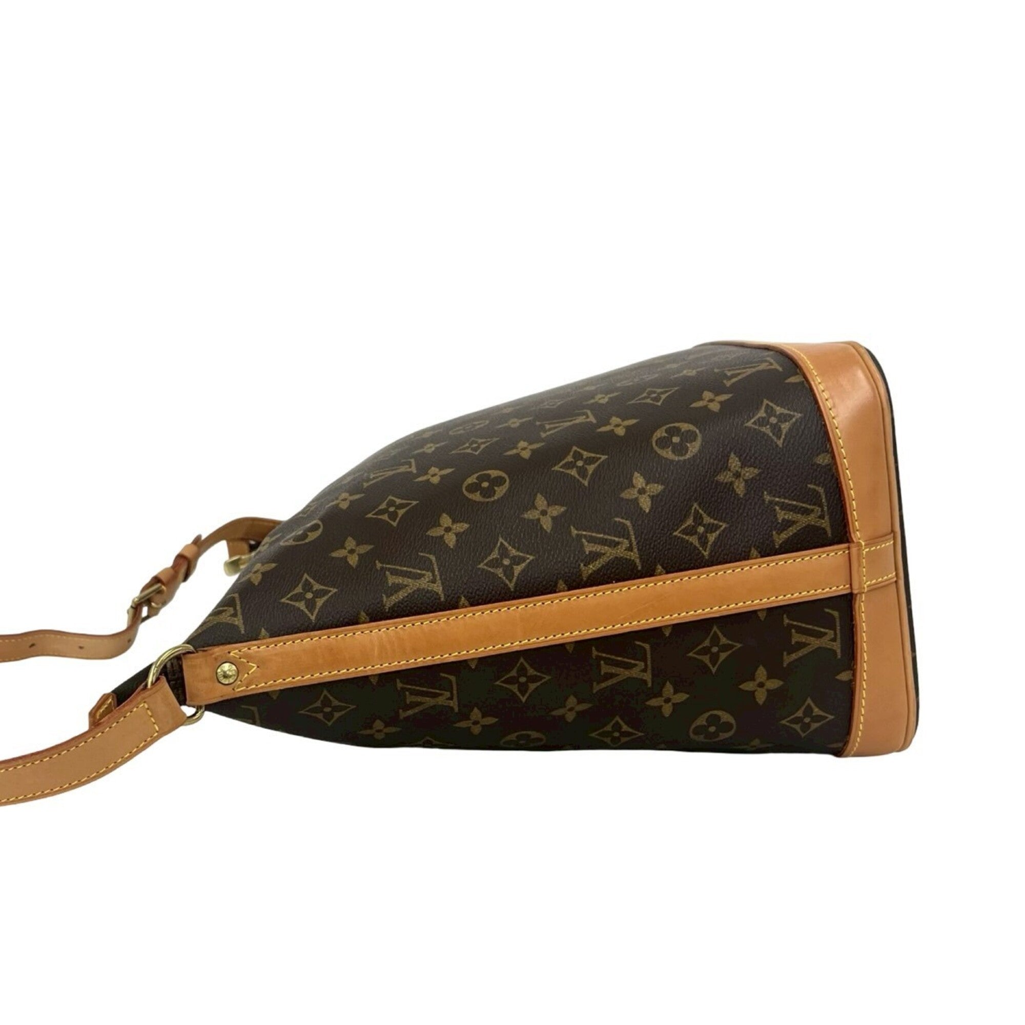 Louis Vuitton Brown Leather Shoulder Bag (Pre-Owned)