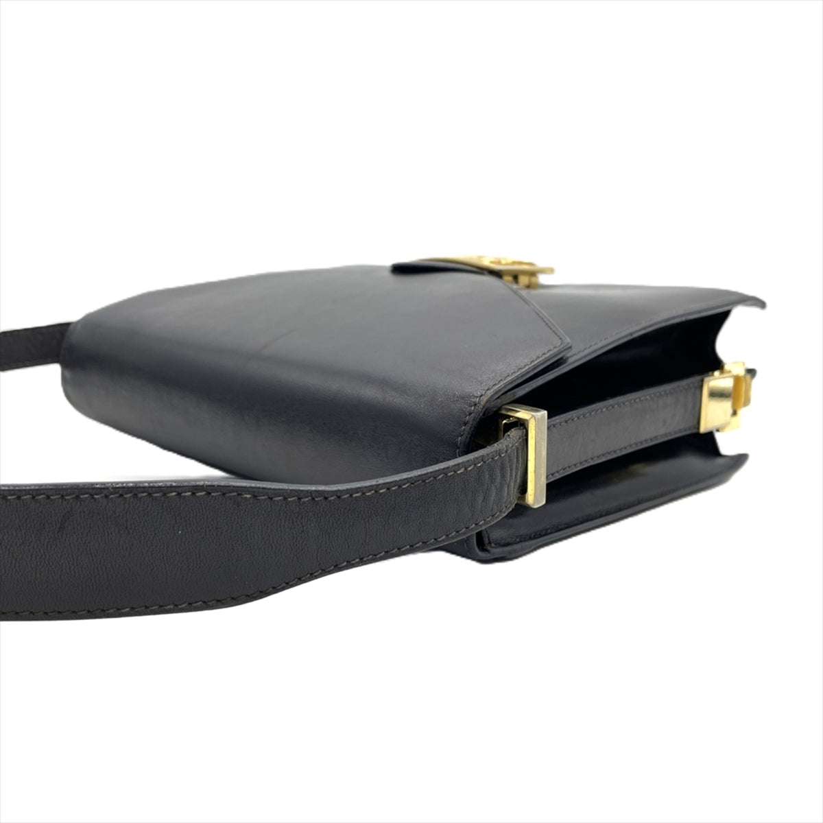 Celine Black Leather Shoulder Bag (Pre-Owned)