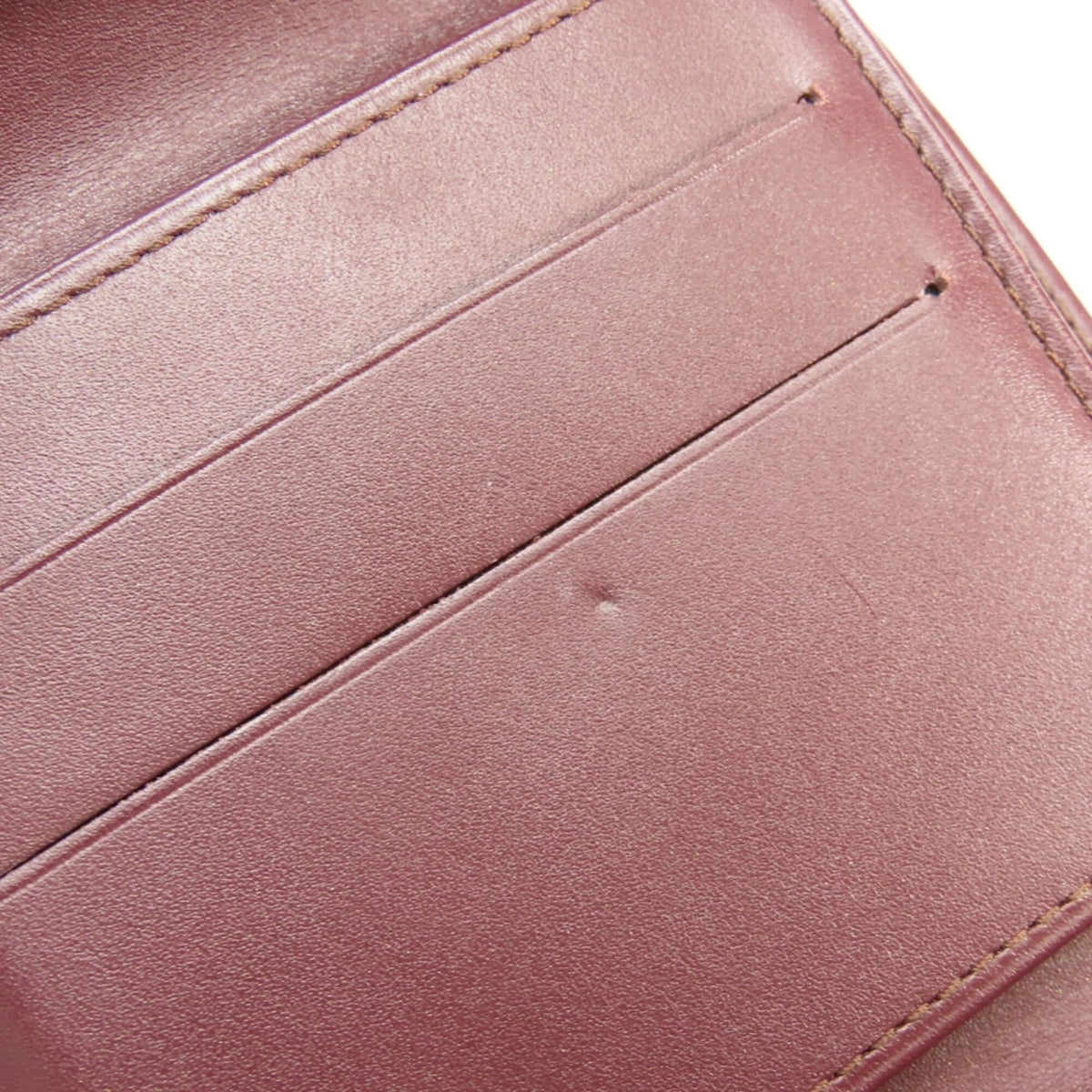 Louis Vuitton Bordeaux Violet Monogram Mat Wallet (Tri-Fold) (Pre-Owned)