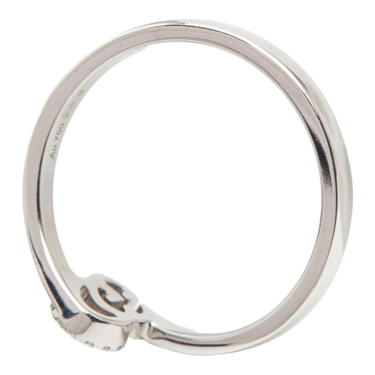 Gucci White Gold (18K) Band Ring (Pre-Owned)