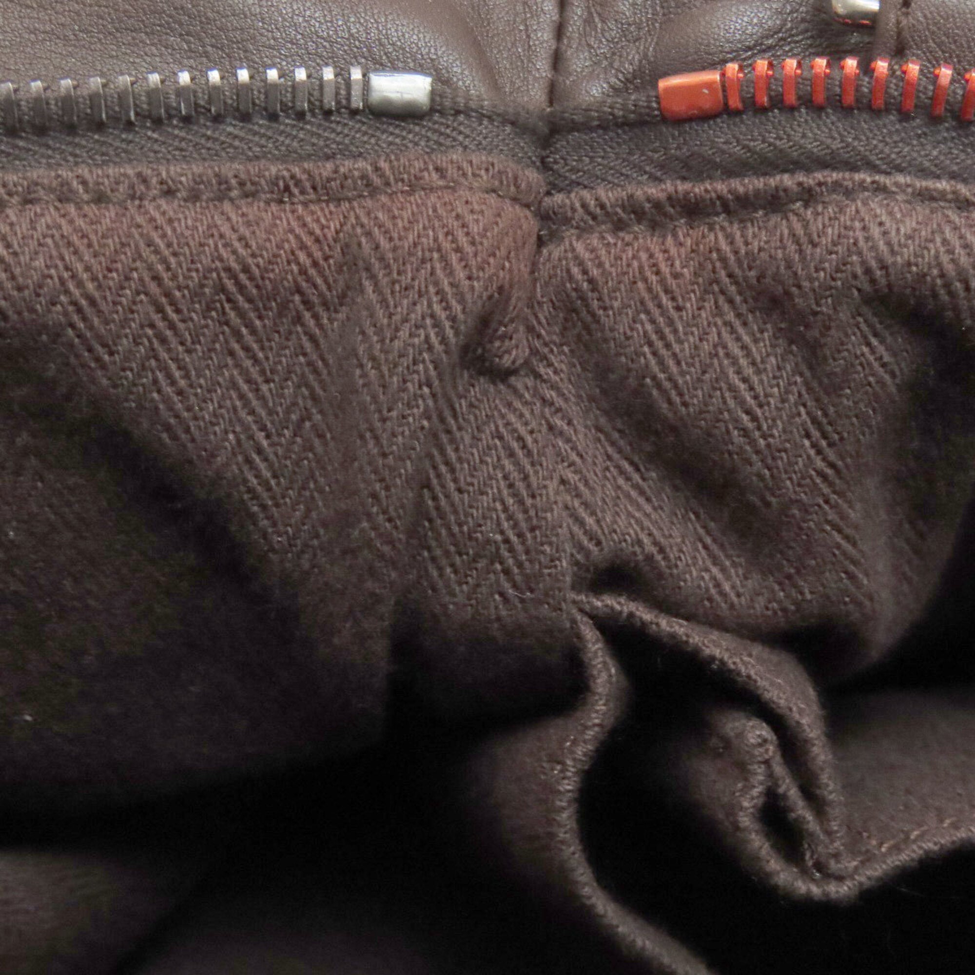 Hermes Brown Leather Handbag (Pre-Owned)