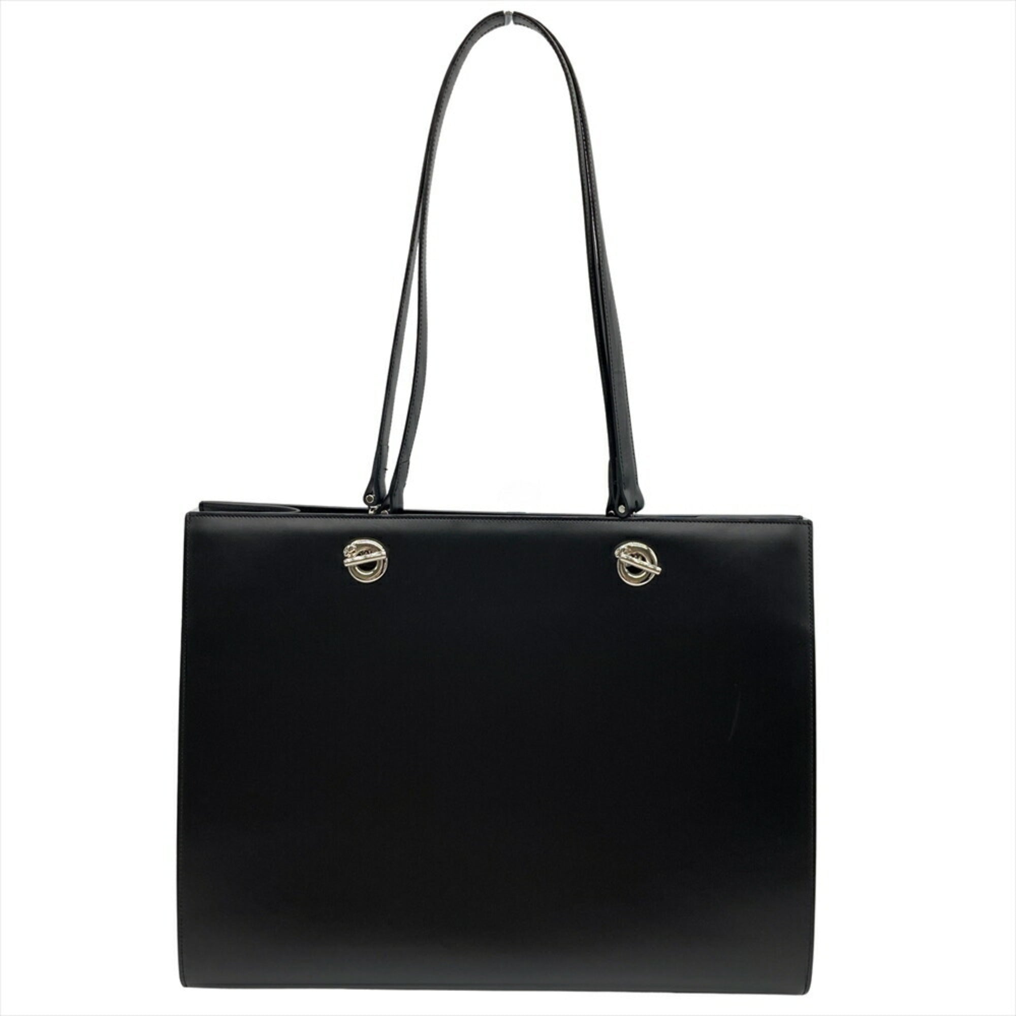 Cartier Black Leather Tote Bag (Pre-Owned)