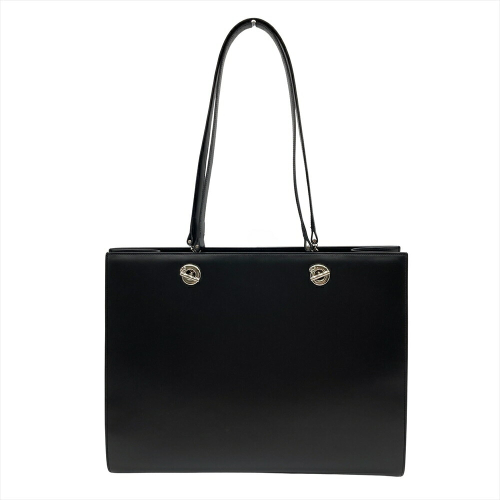 Cartier Black Leather Tote Bag (Pre-Owned)