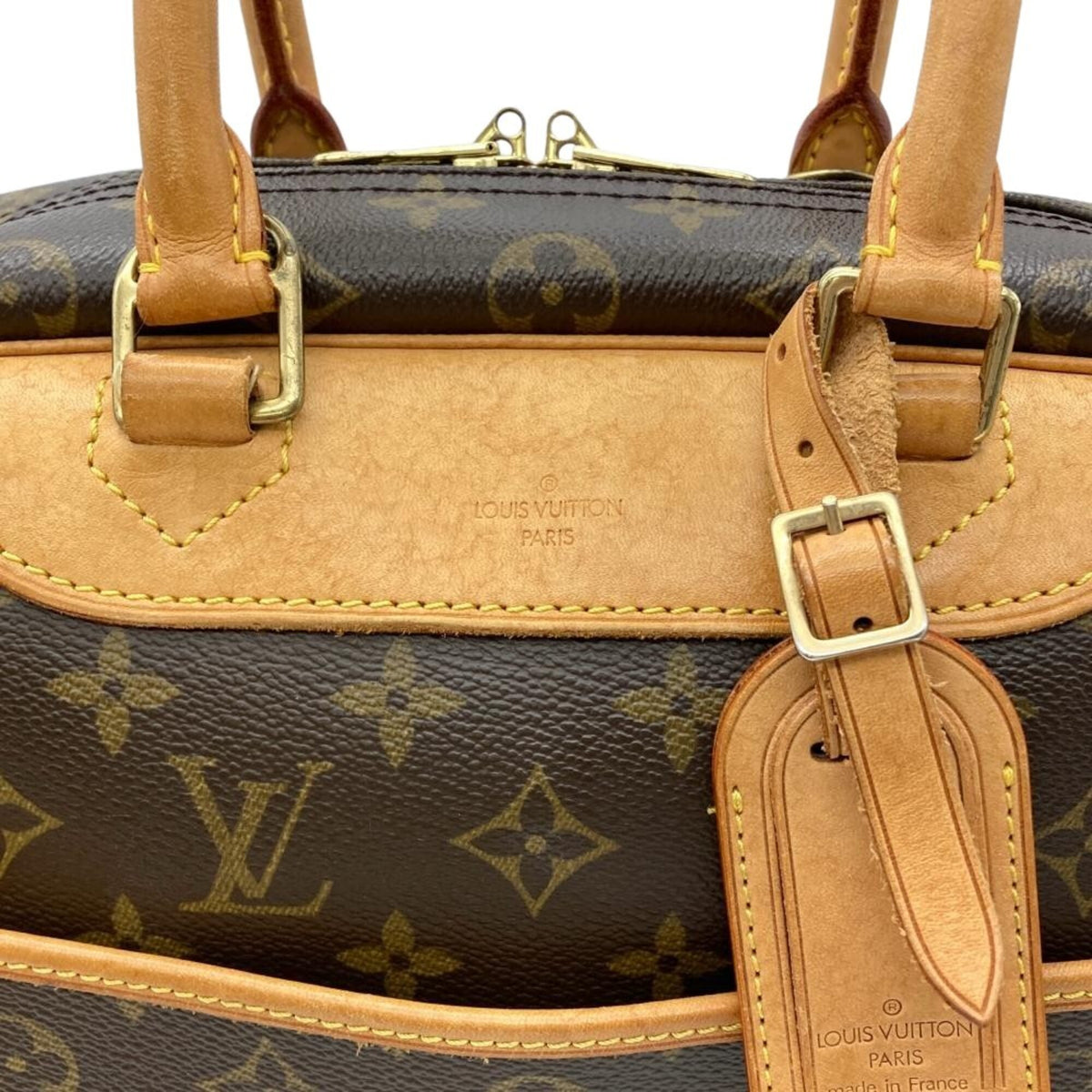 Louis Vuitton Brown Monogram Canvas Handbag (Pre-Owned)