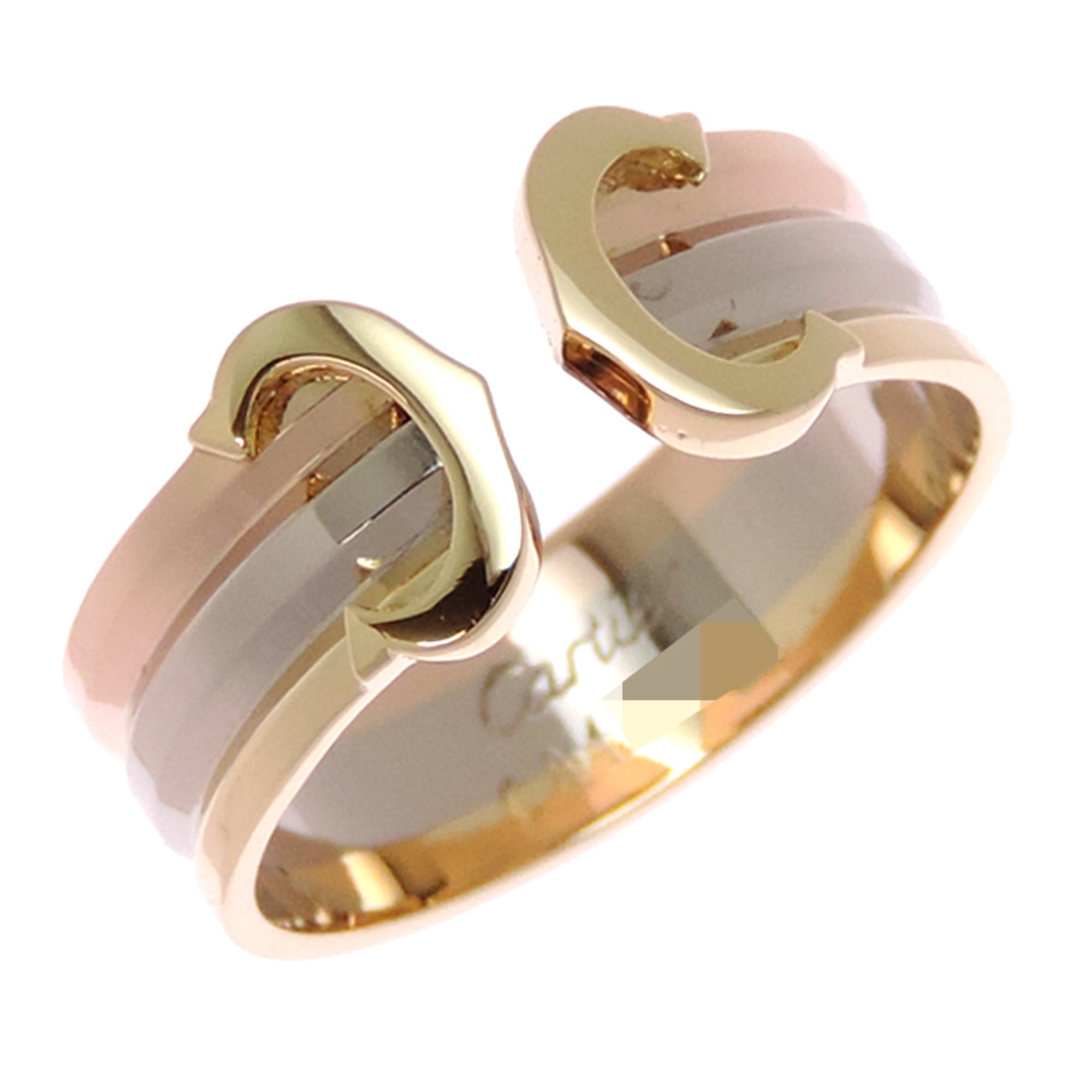 Cartier Yellow Gold (18K) Pink Gold (18K) White Gold (18K) Band Ring (Pre-Owned)