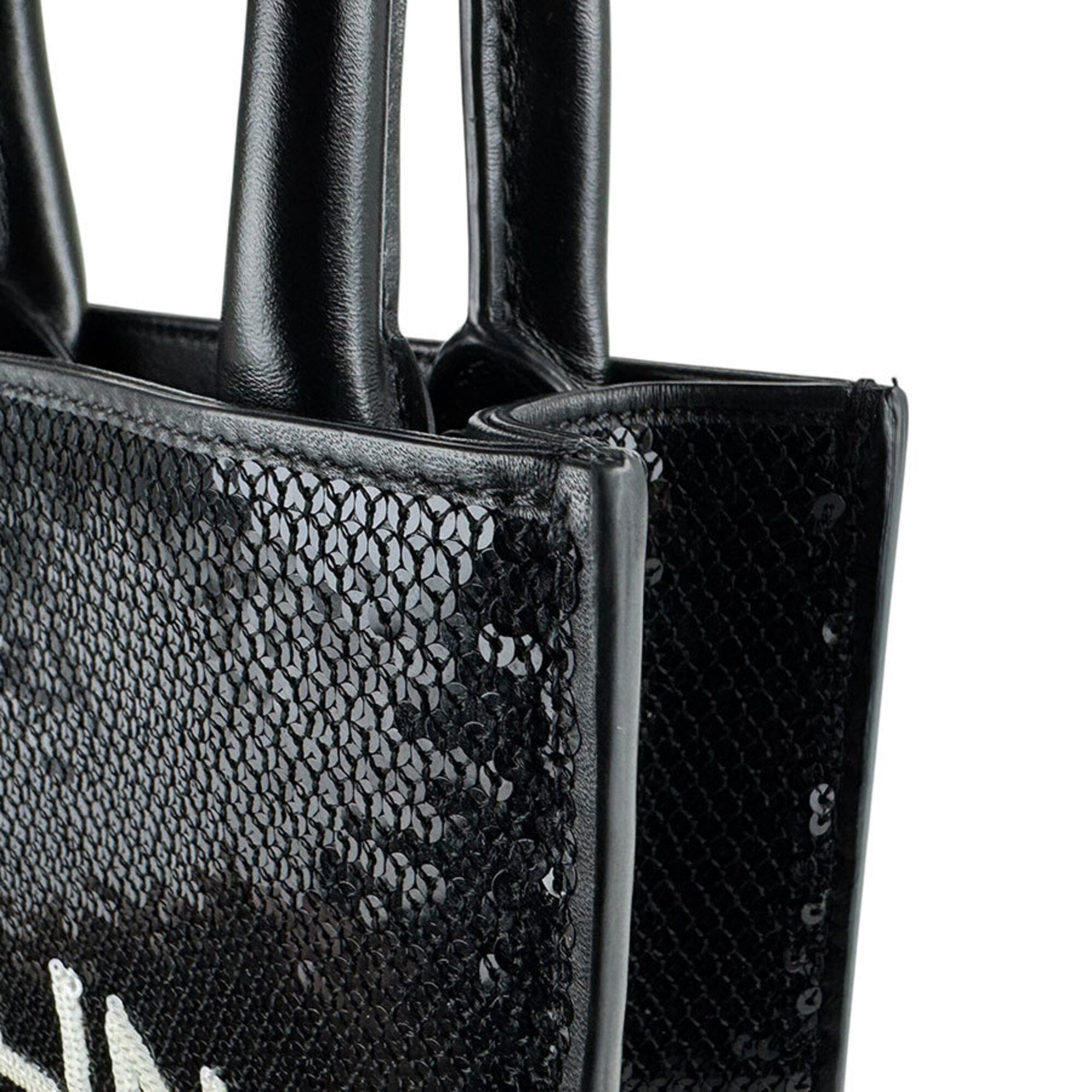 Celine Black Spangles Leather Shoulder Bag (Pre-Owned)