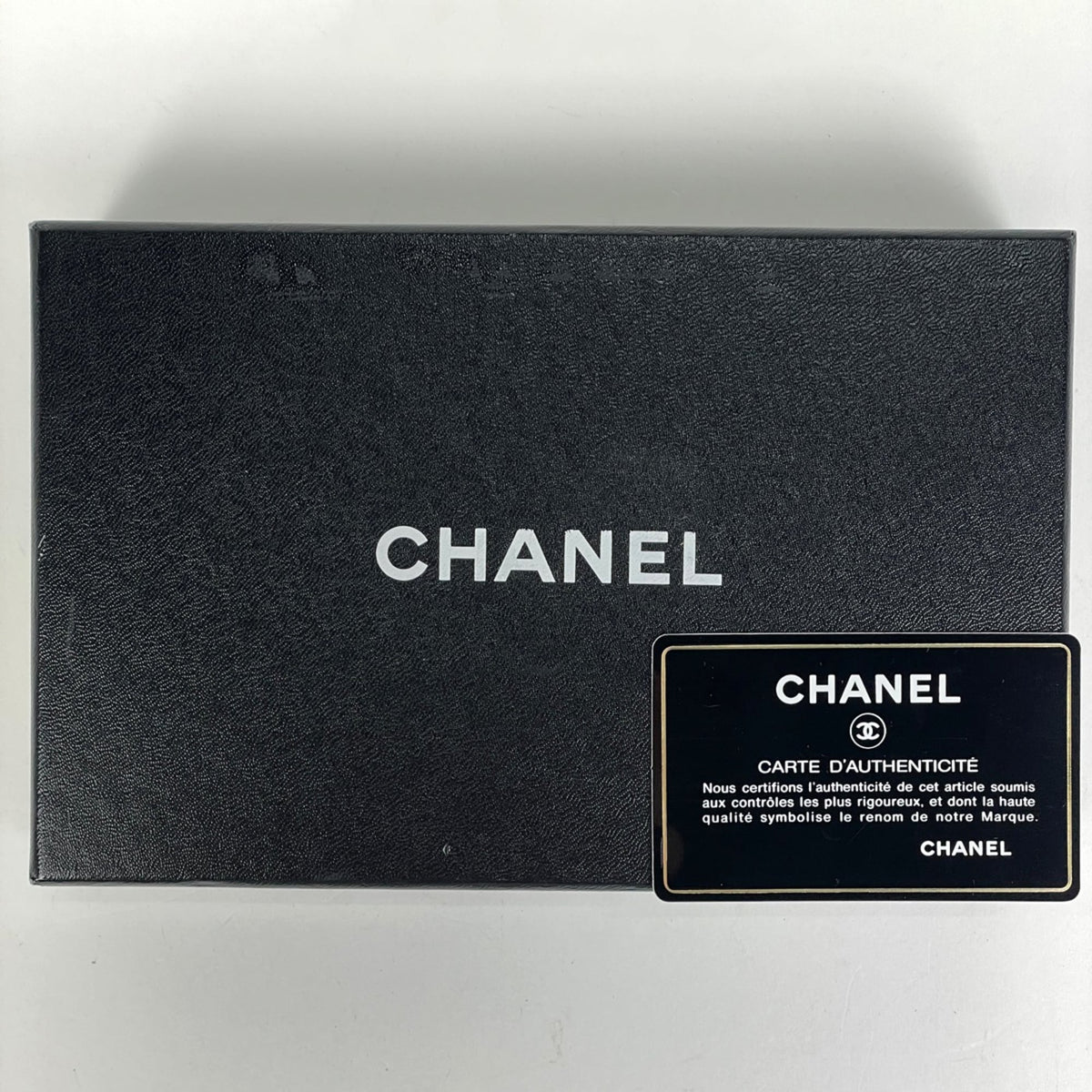Chanel Camellia Blue Leather Rhinestone Long Wallet (Bi-Fold) (Pre-Owned)