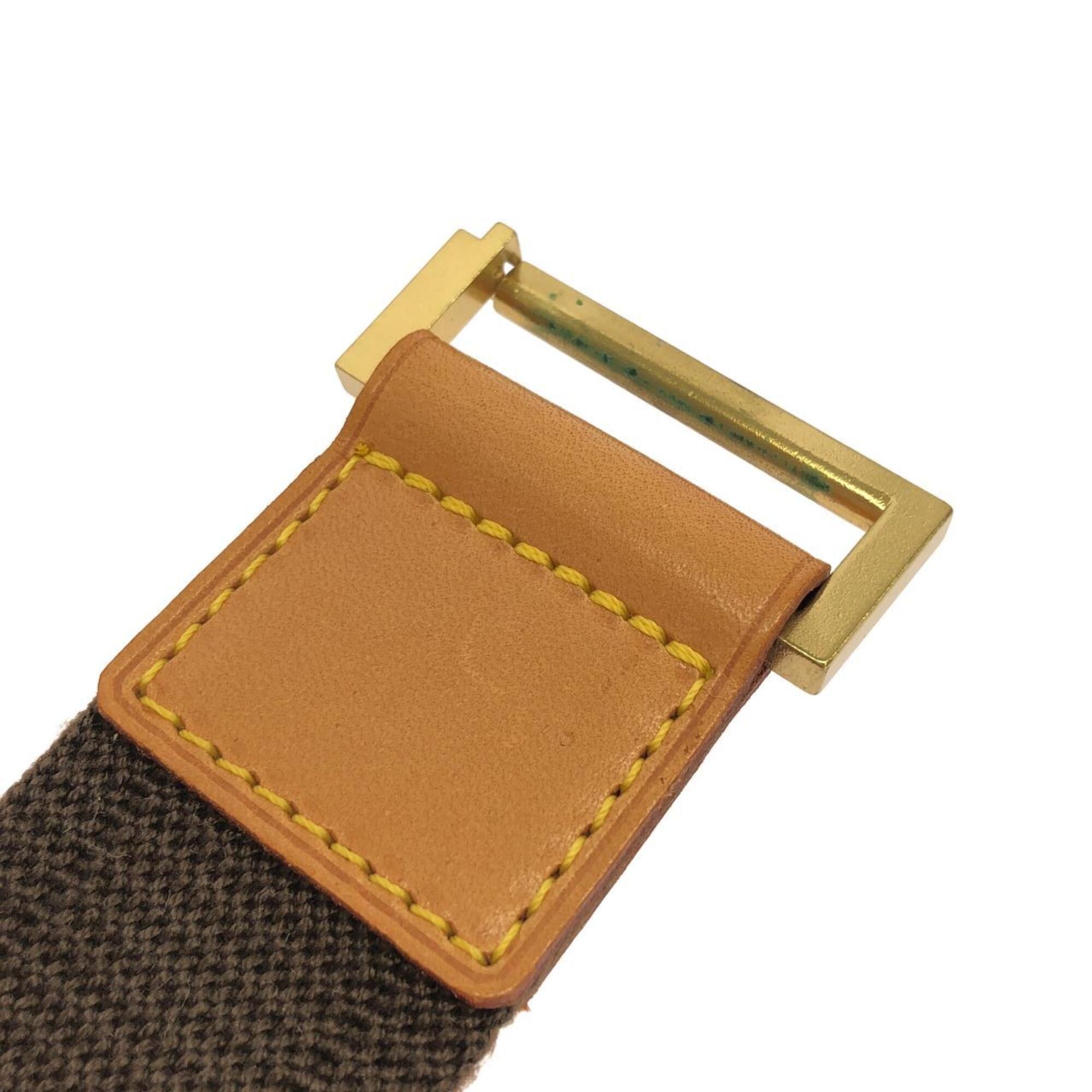 Louis Vuitton Marron Coated Canvas Shoulder Bag (Pre-Owned)