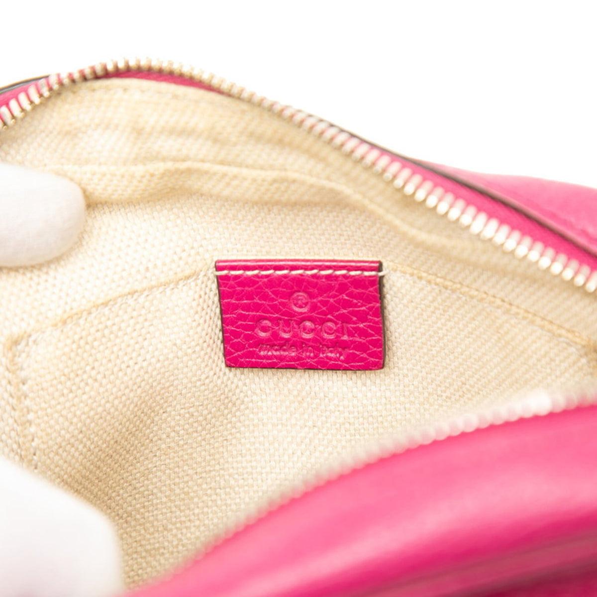 Gucci Soho Pink Leather Shoulder Bag (Pre-Owned)