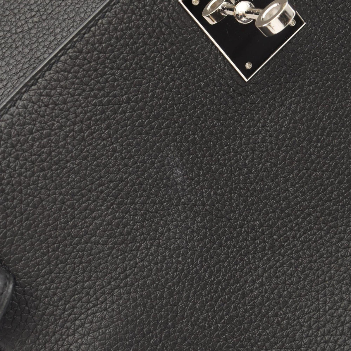 Hermes Black Togo Leather Leather Handbag (Pre-Owned)