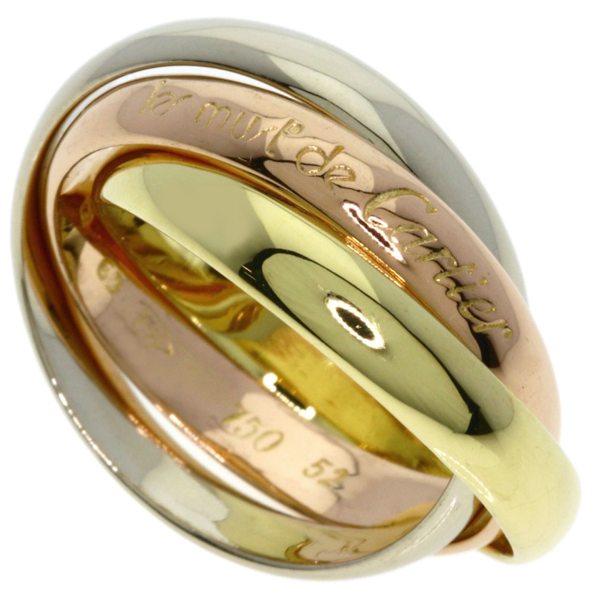 Cartier Yellow Gold (18K) Pink Gold (18K) White Gold (18K) Band Ring (Pre-Owned)