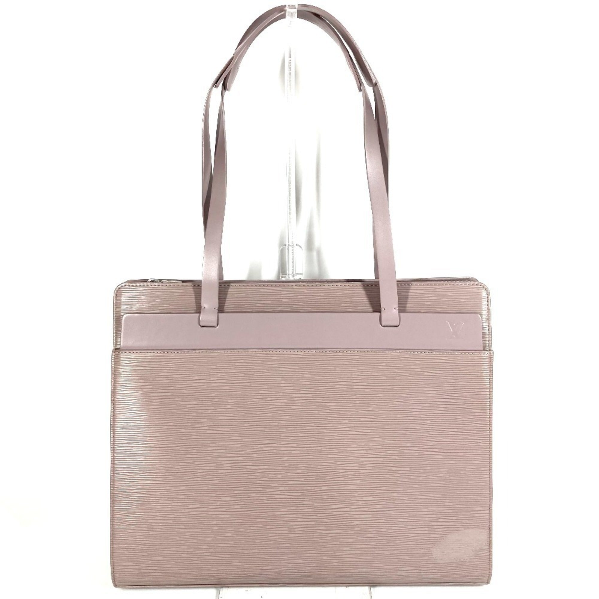 Louis Vuitton Purple Epi Leather Shoulder Bag Tote Bag (Pre-Owned)