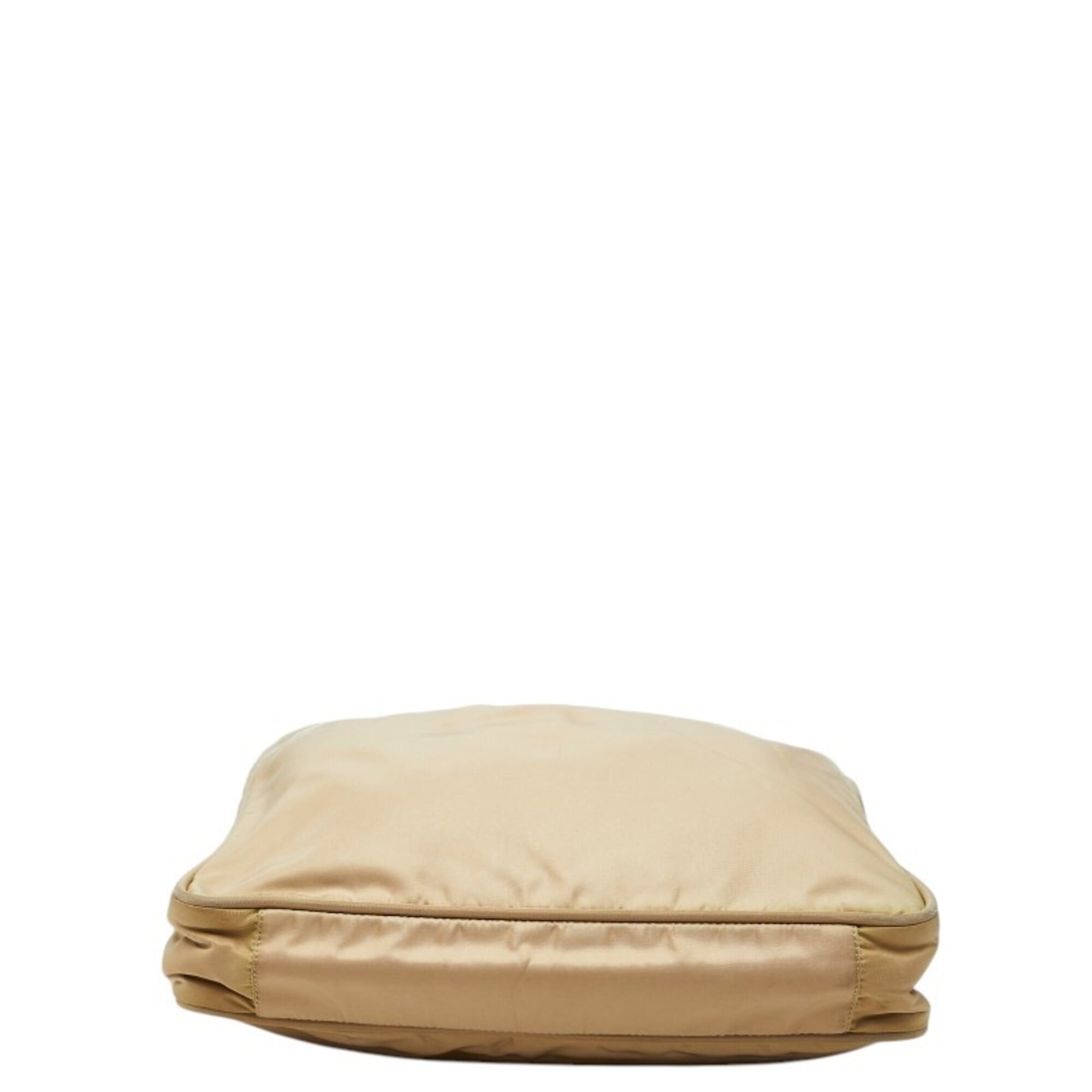 Prada Brown Nylon Shoulder Bag Tote Bag (Pre-Owned)