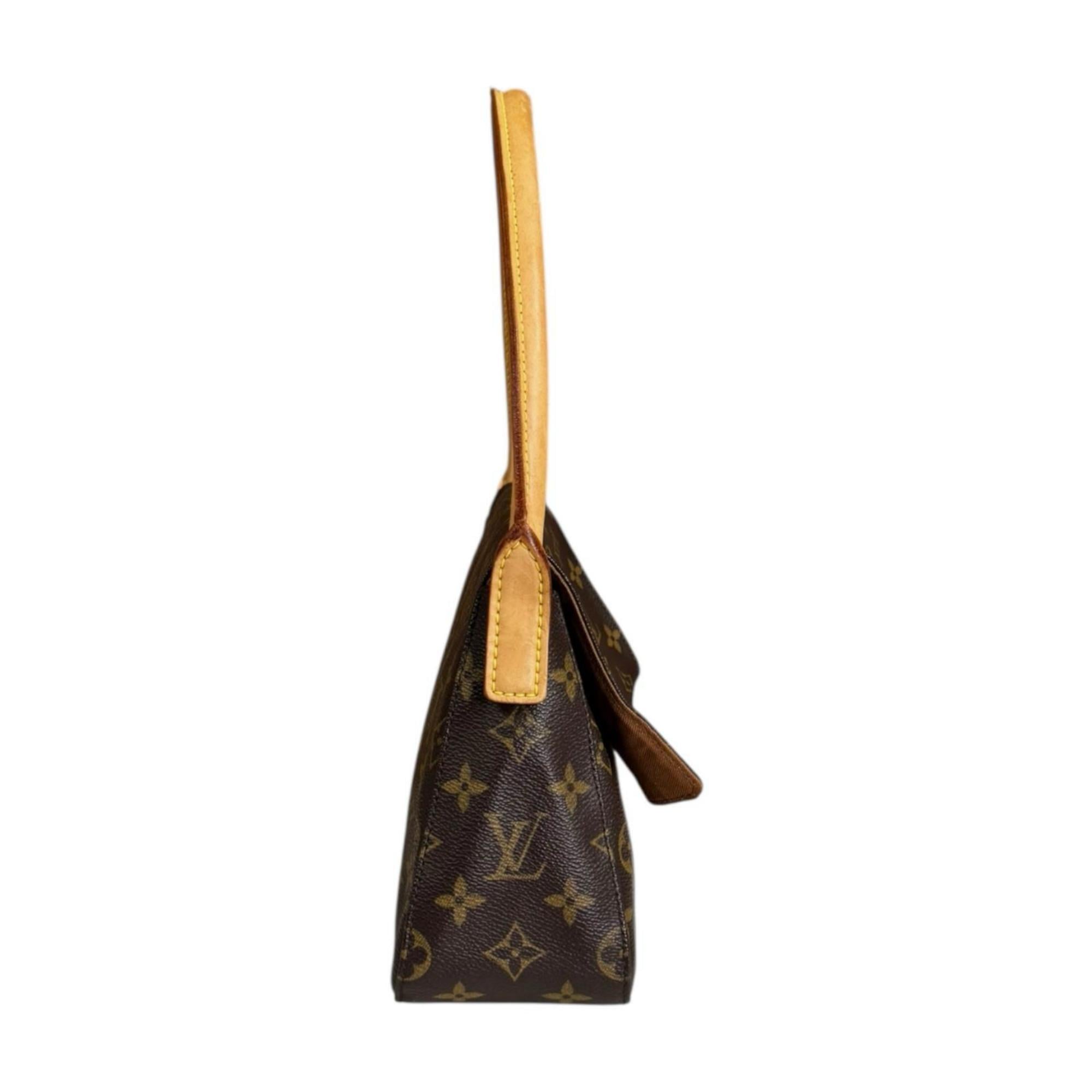 Louis Vuitton Brown Monogram Canvas Handbag (Pre-Owned)