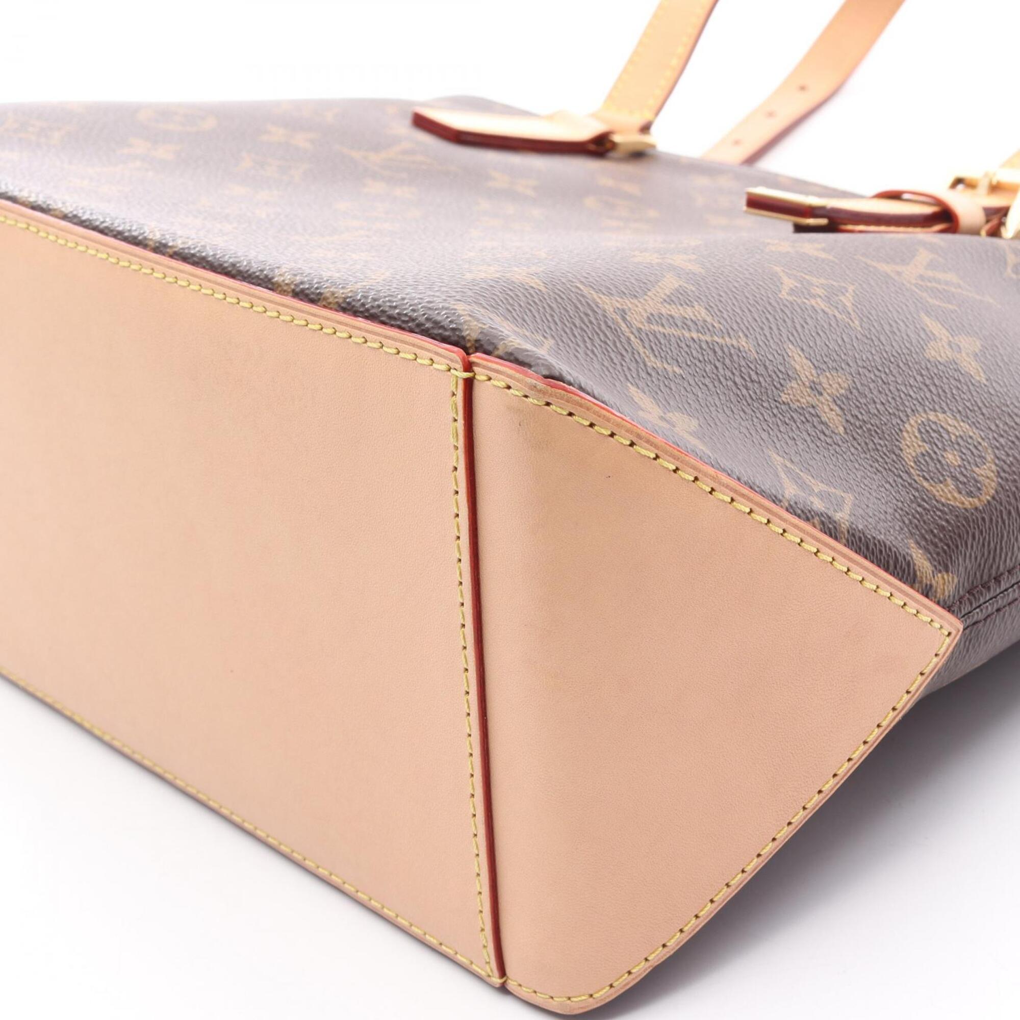 Louis Vuitton Brown Monogram Coated Canvas Handbag Tote Bag (Pre-Owned)