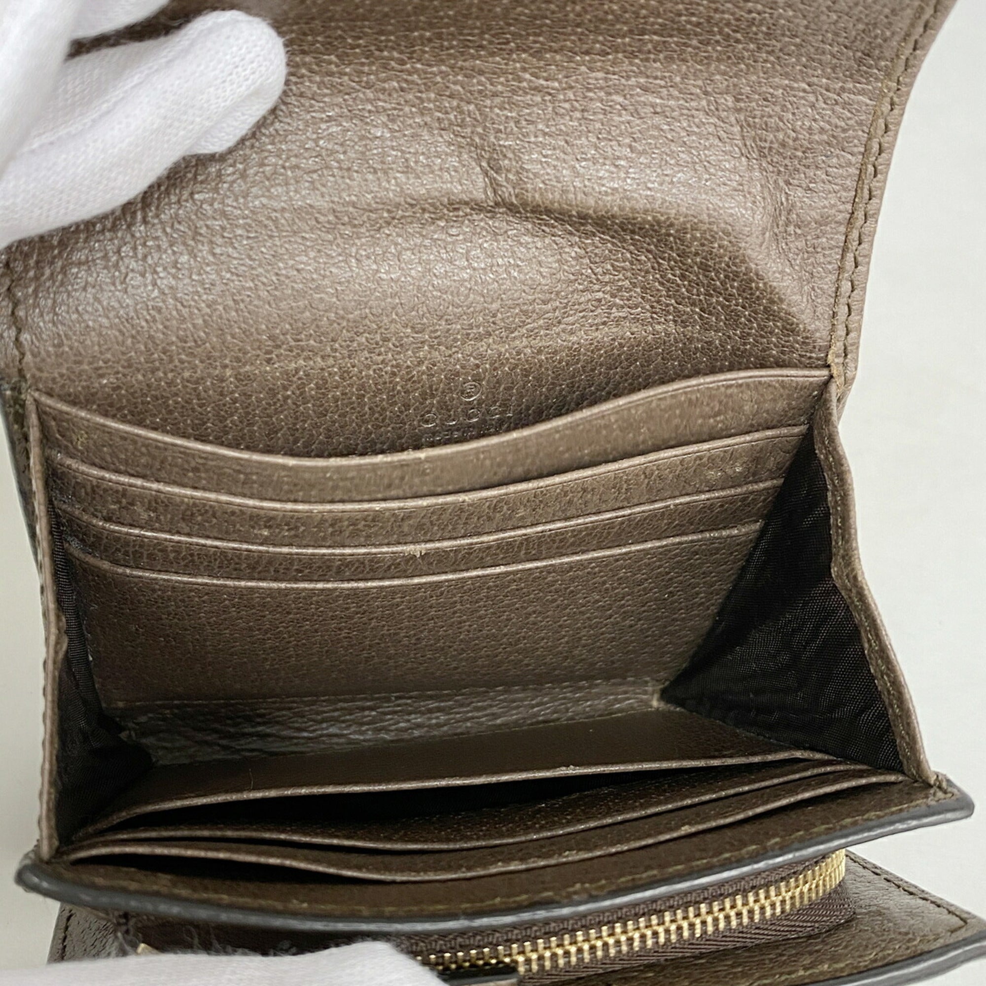 Gucci Brown Pvc Wallet (Bi-Fold) (Pre-Owned)
