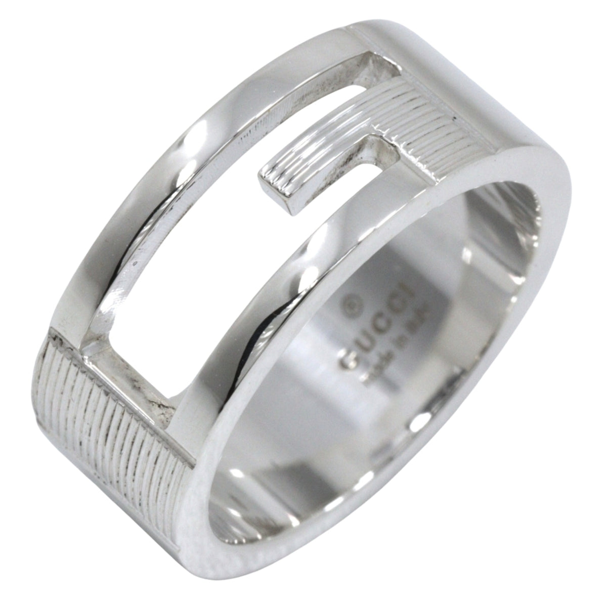 Gucci Silver 925 Band Ring (Pre-Owned)