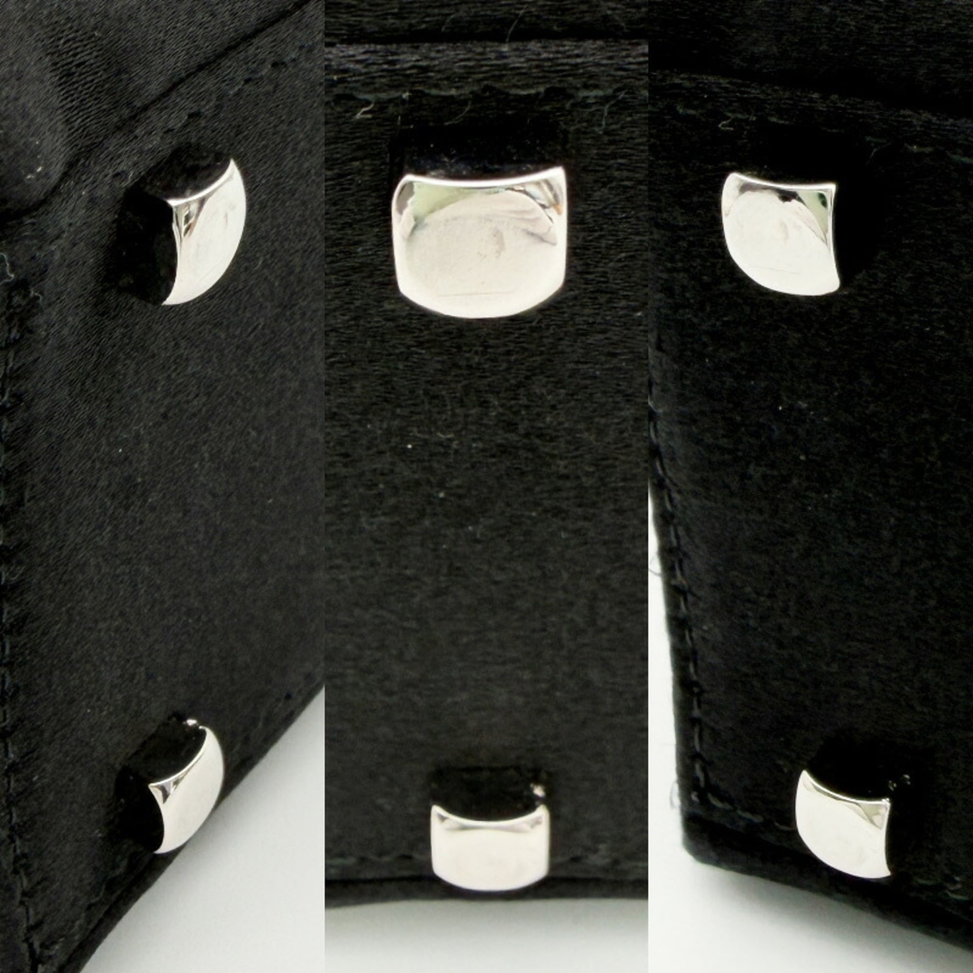 Salvatore Ferragamo Black Satin Shoulder Bag (Pre-Owned)
