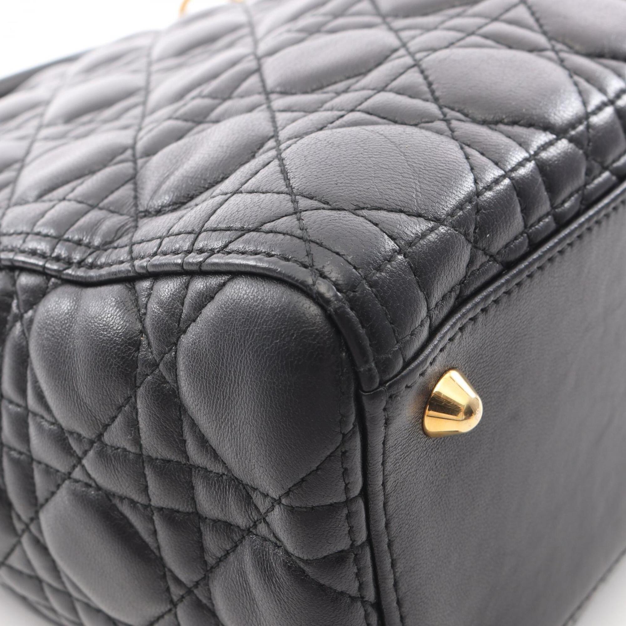 Christian Dior Black Leather Handbag (Pre-Owned)
