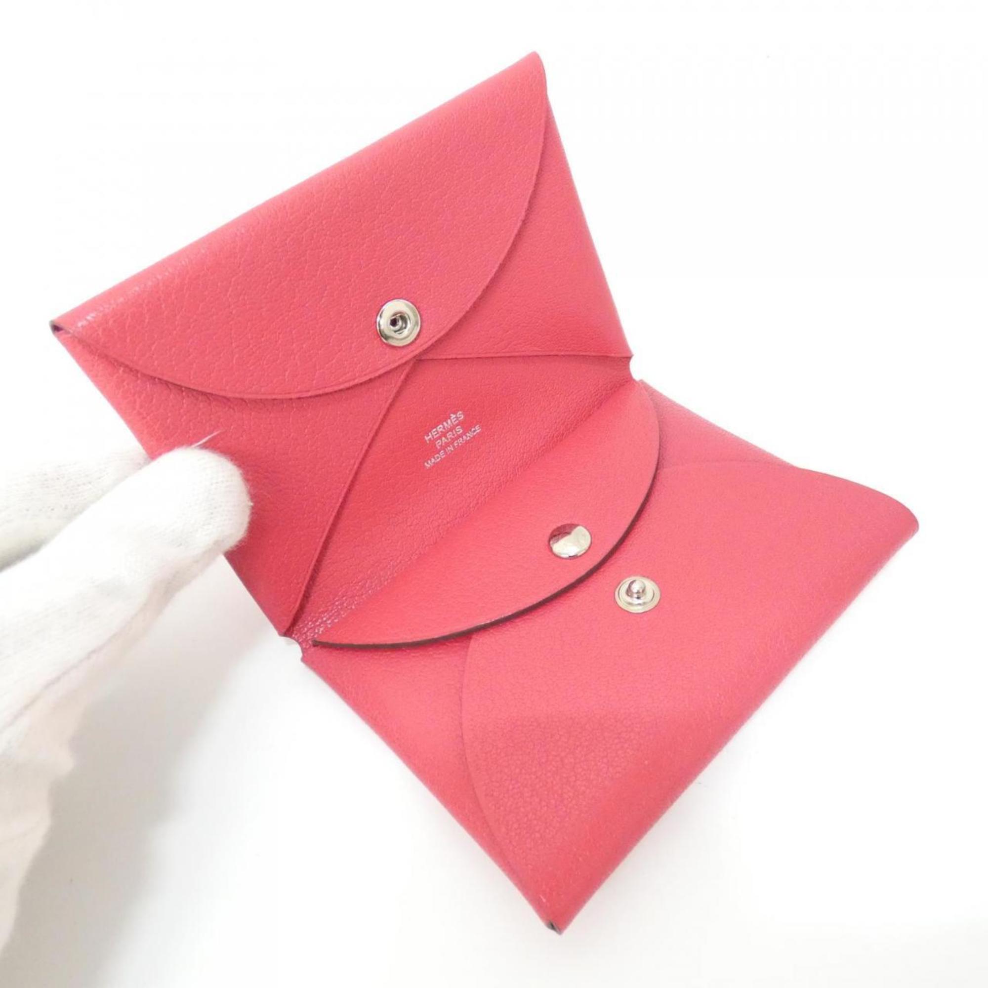 Hermes Pink Coin Purse/Coin Case (Pre-Owned)