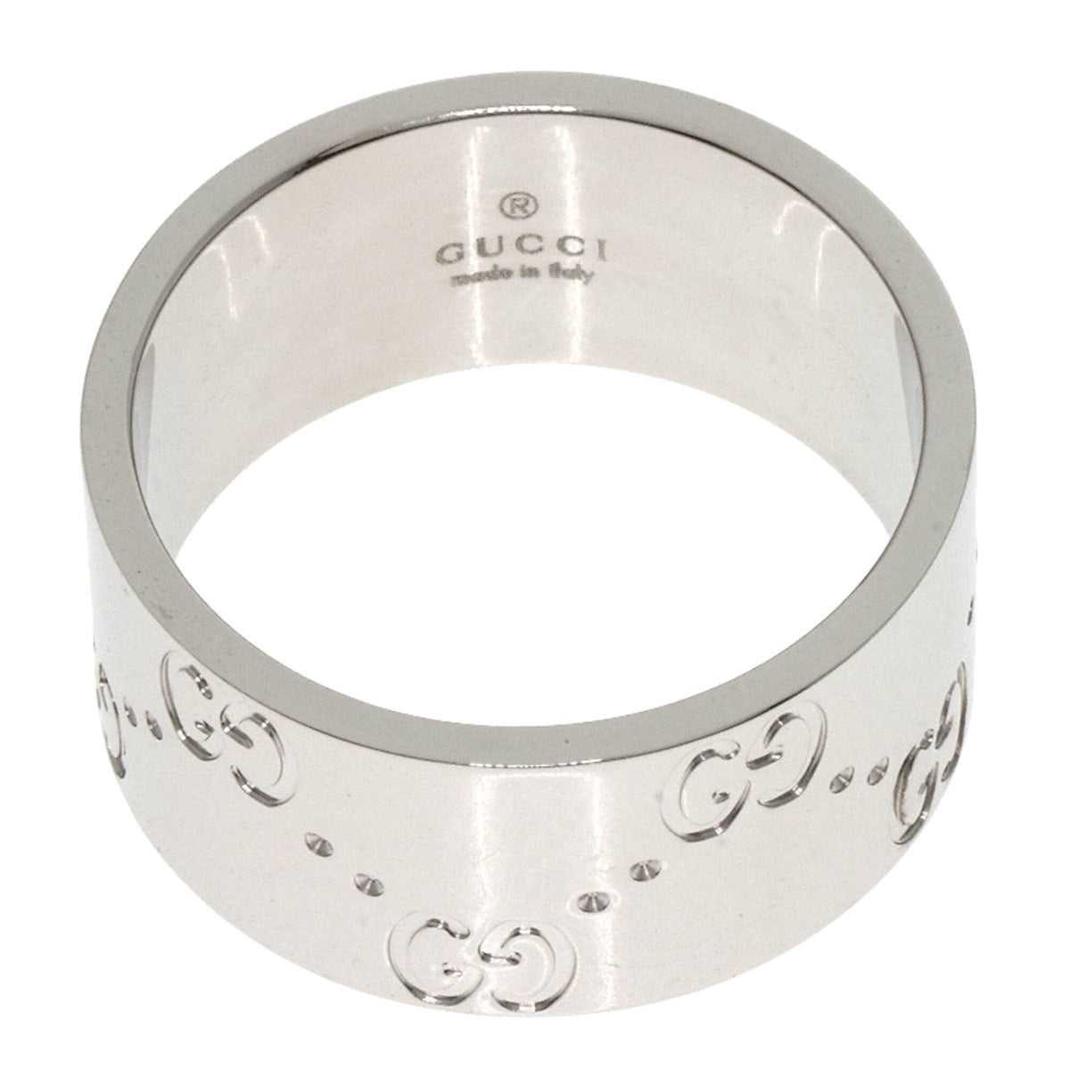 Gucci White Gold (18K) Band Ring (Pre-Owned)