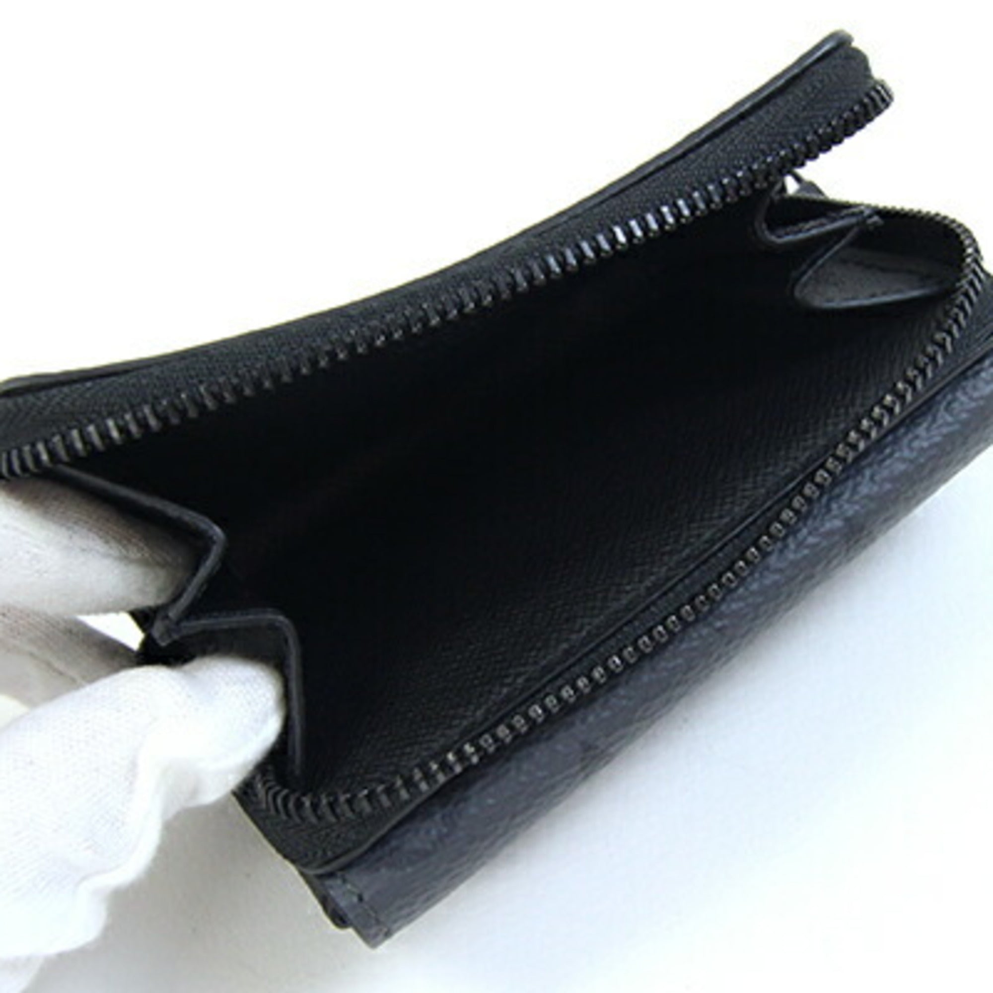 Louis Vuitton Monogram Eclipse Coin Purse/Coin Case (Pre-Owned)