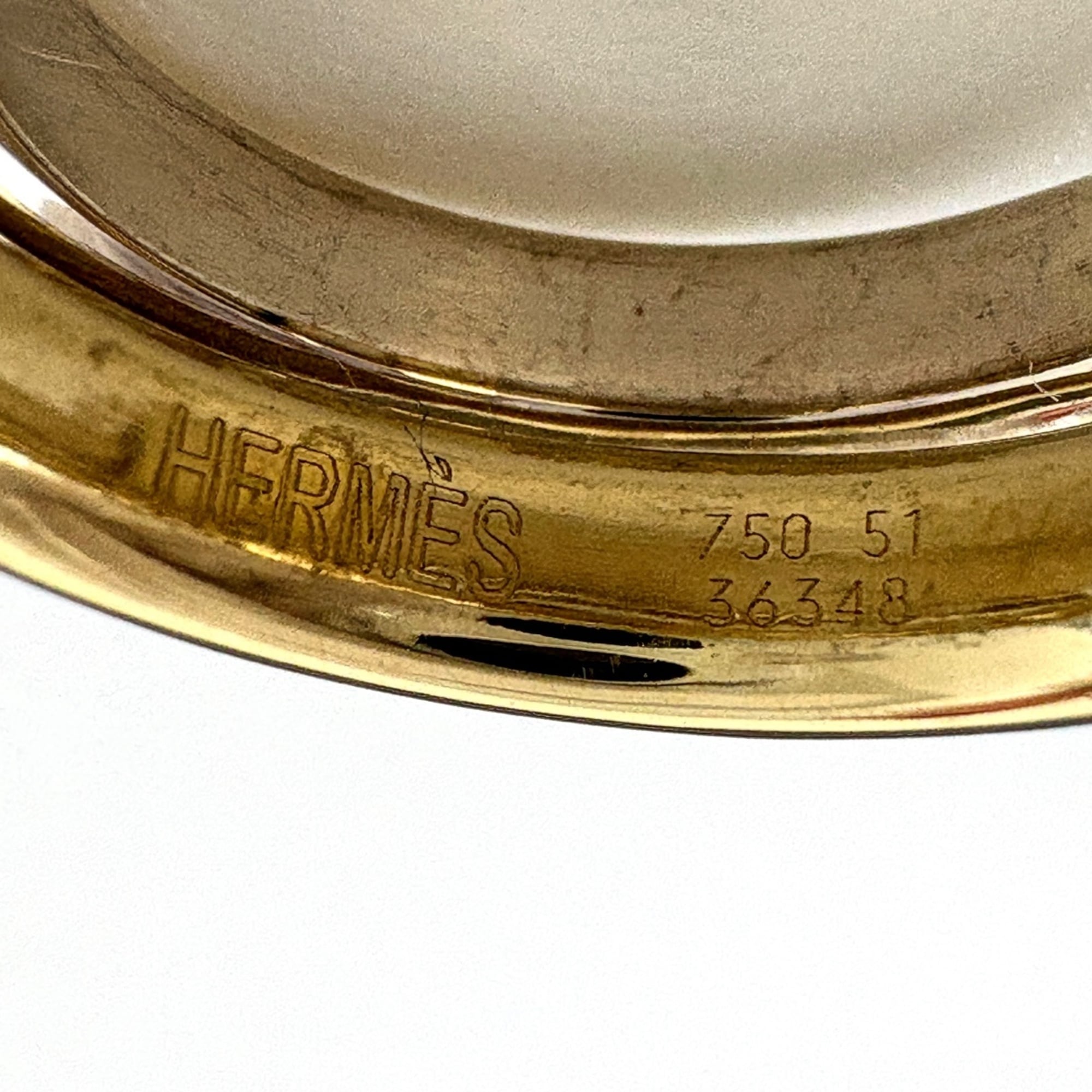 Hermes Yellow Gold (18K) Band Ring (Pre-Owned)