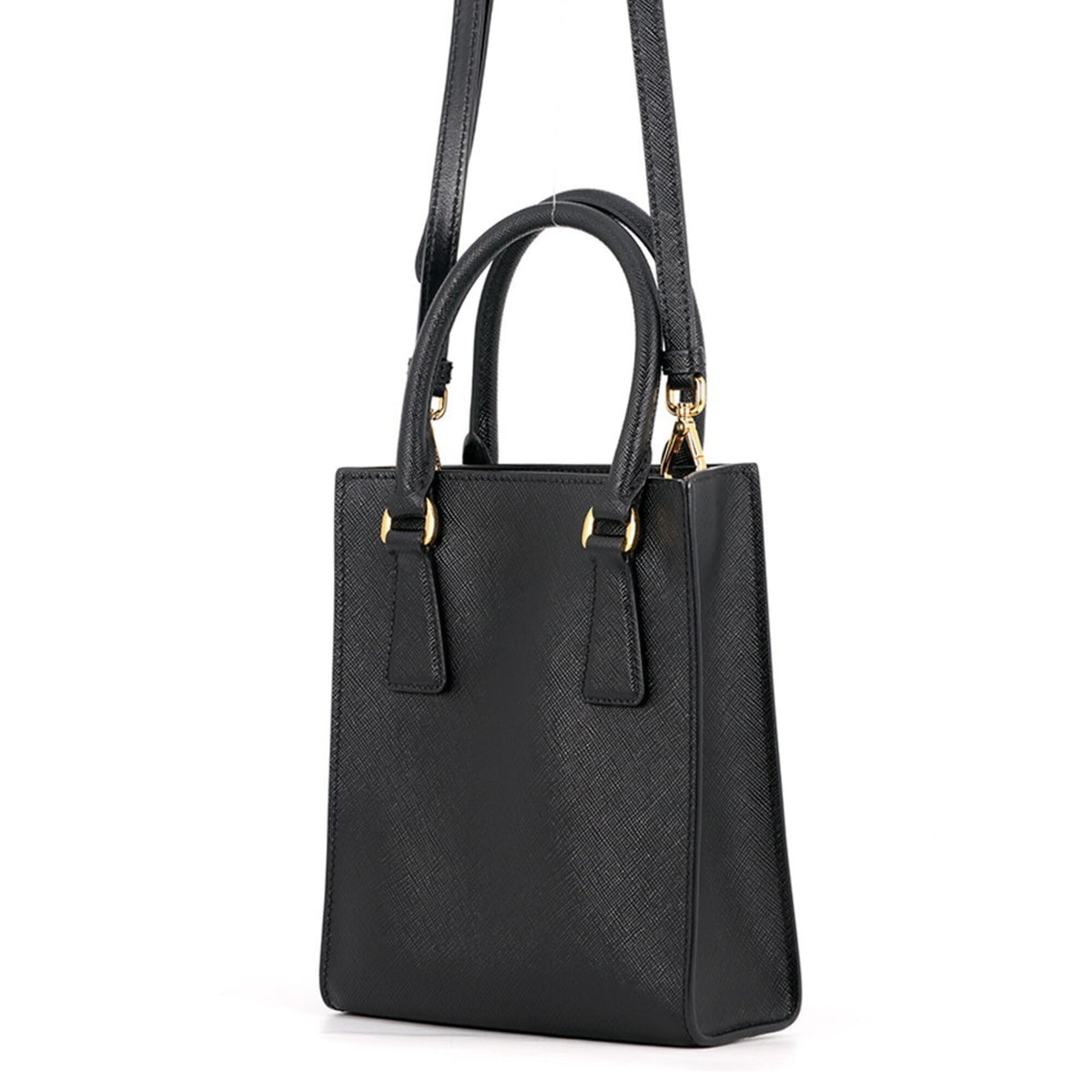 Prada Black Saffiano Handbag (Pre-Owned)
