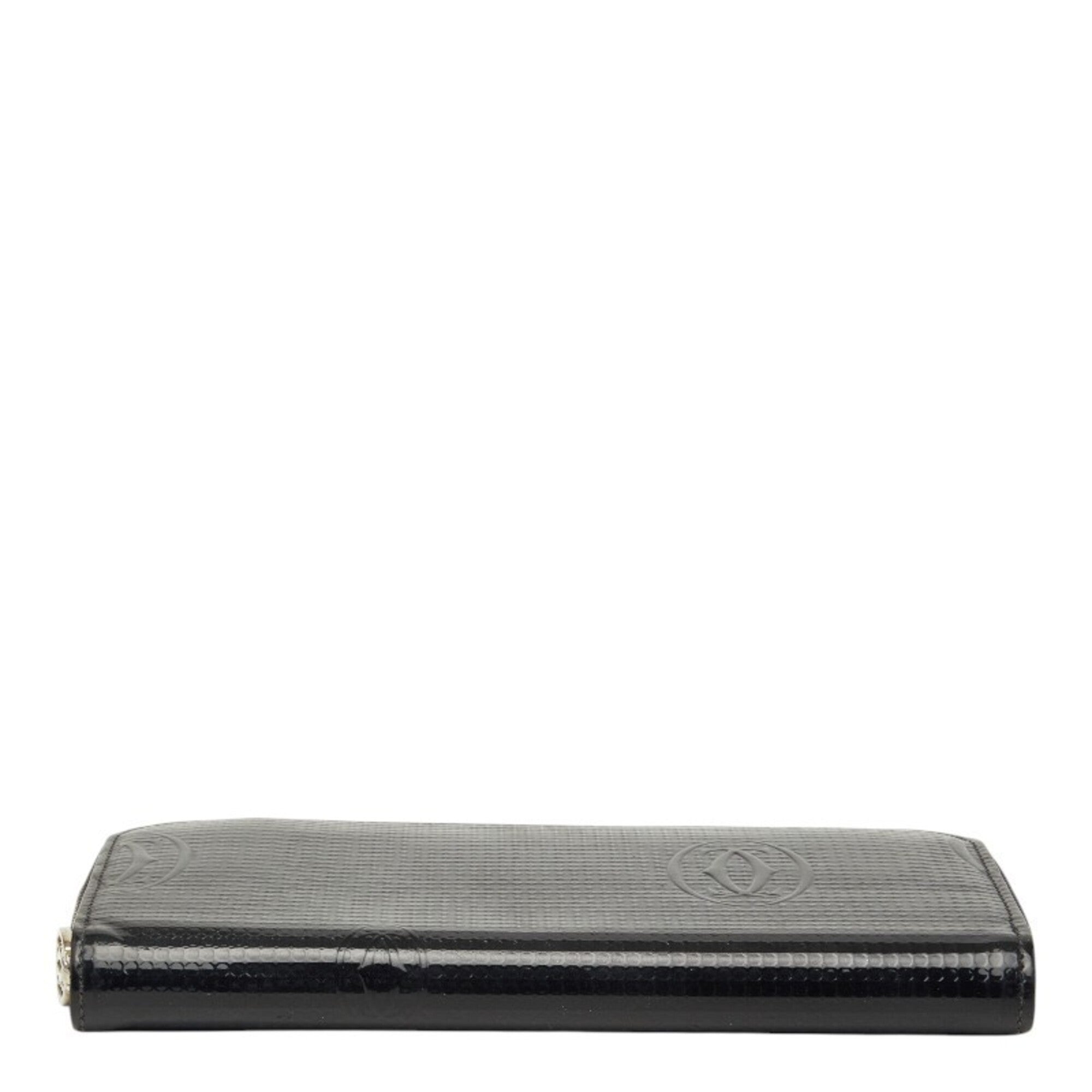 Cartier Black Patent Leather Long Wallet (Bi-Fold) (Pre-Owned)