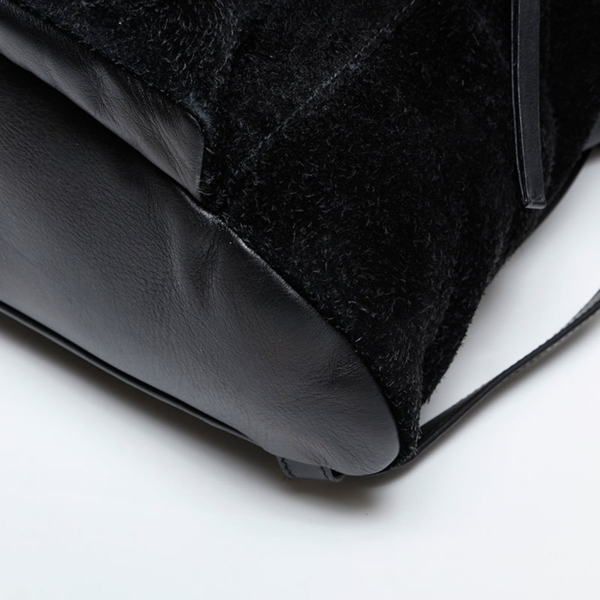 Balenciaga Black Leather Suede Backpack (Pre-Owned)