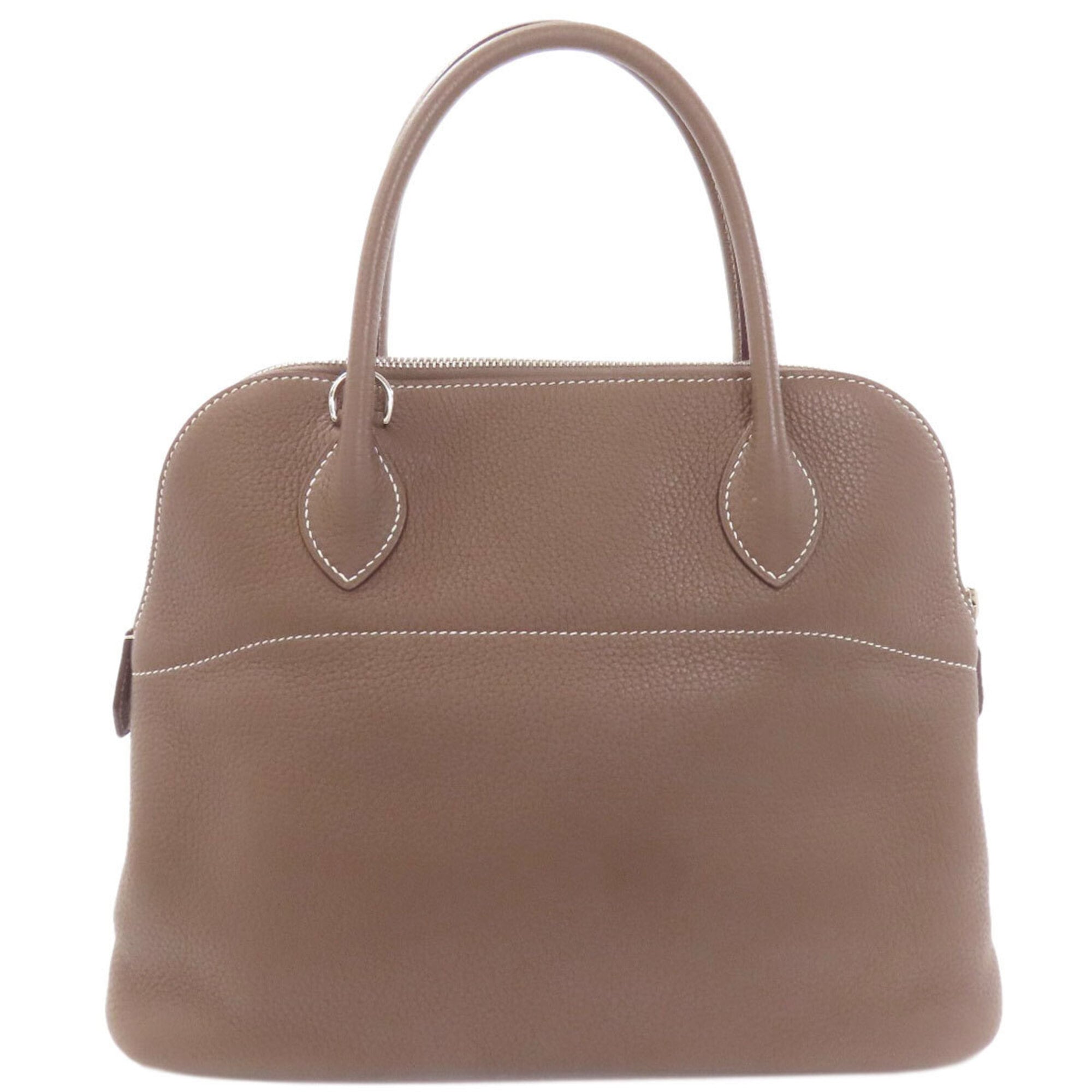 Hermes Bolide Etoupe Gray Handbag (Pre-Owned)